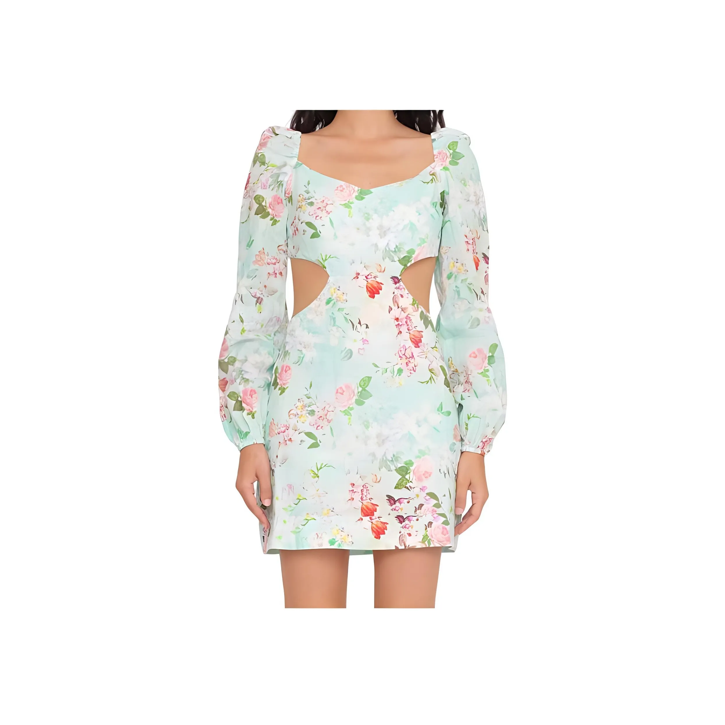 MC2 SAINT BARTHELEMY Long Sleeved Dress Women's Multicolor
