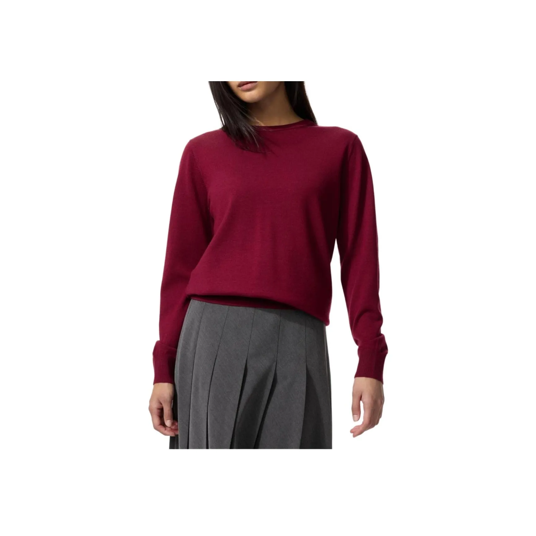 UNIQLO Женские свитеры красного цвета