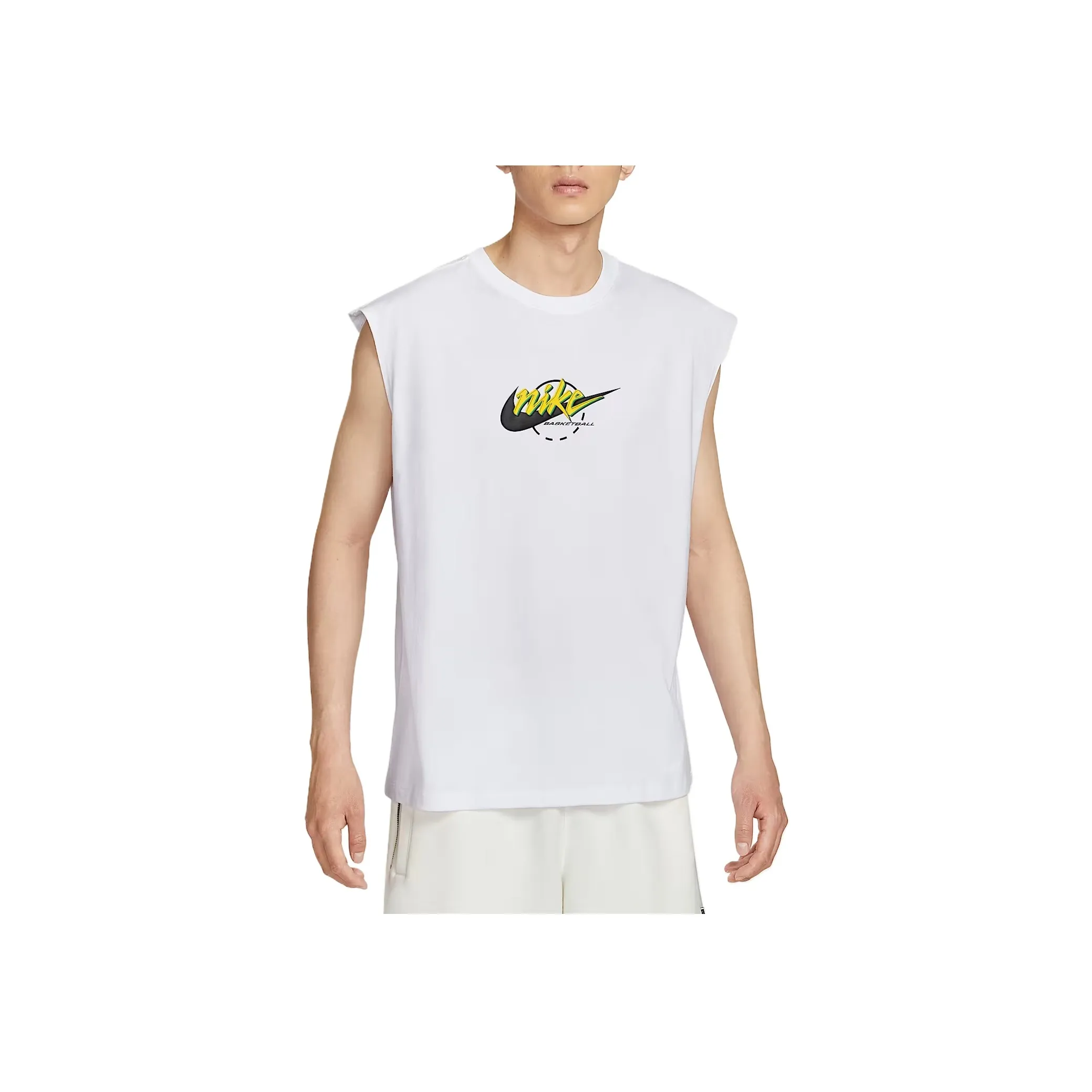 nike Белый Мужской T-Рубашки