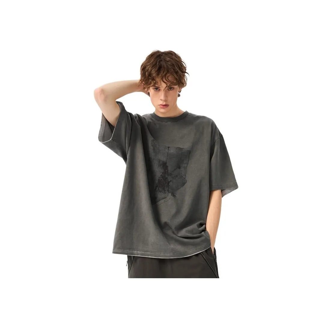 Organic Emotion T Shirt Unisex Washed Gray