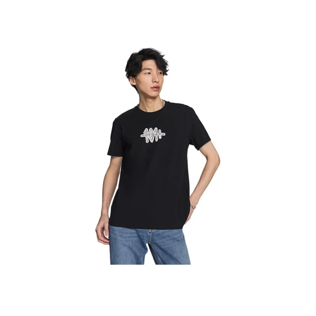 Мужская черная футболка Lee co-branded model