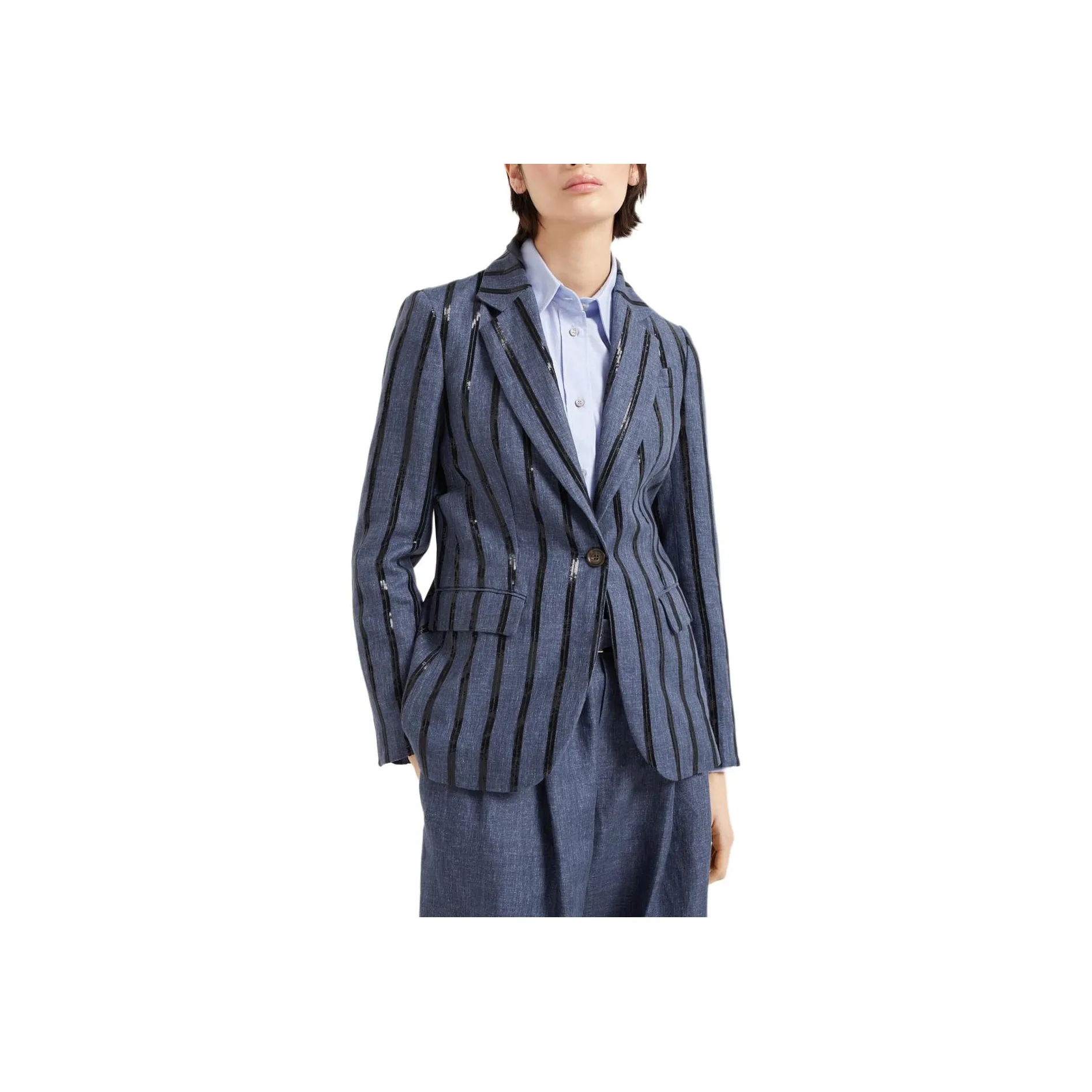 Brunello Cucinelli Sequin embroidered Blazer