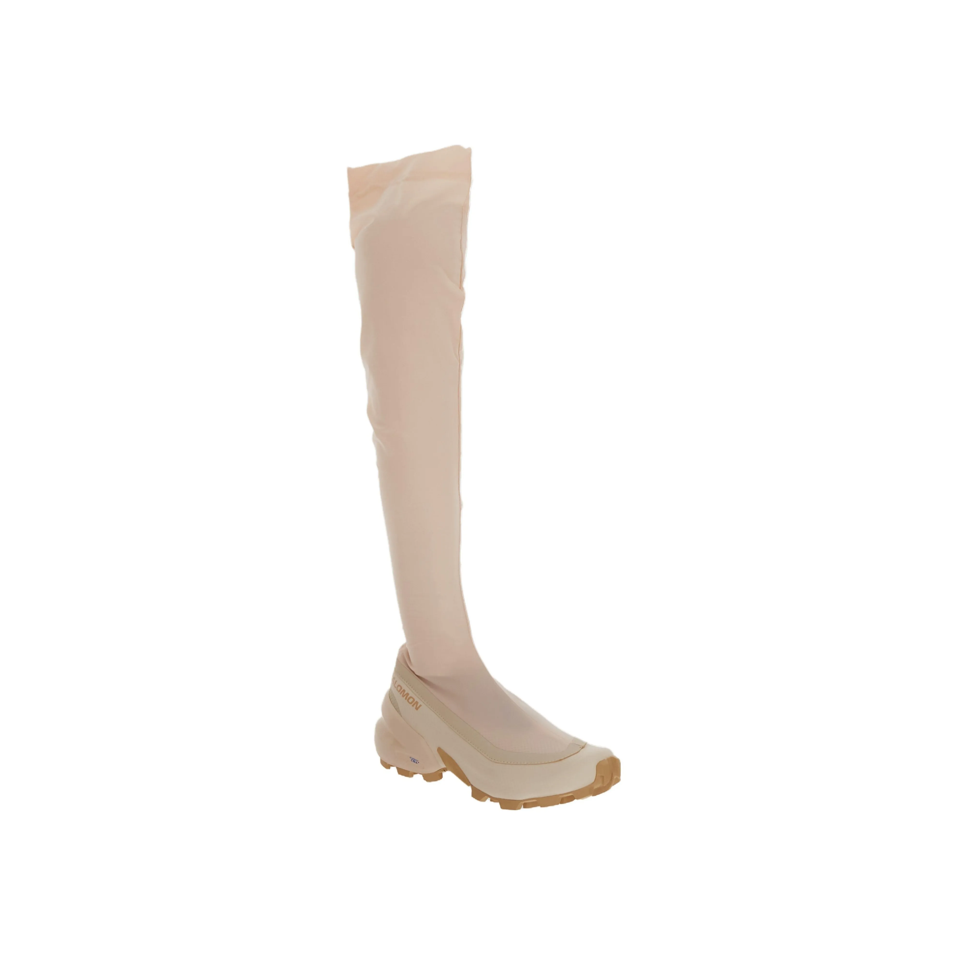 MM6 Maison Margiela X Salomon Thigh Length Round Toe Boots Women's