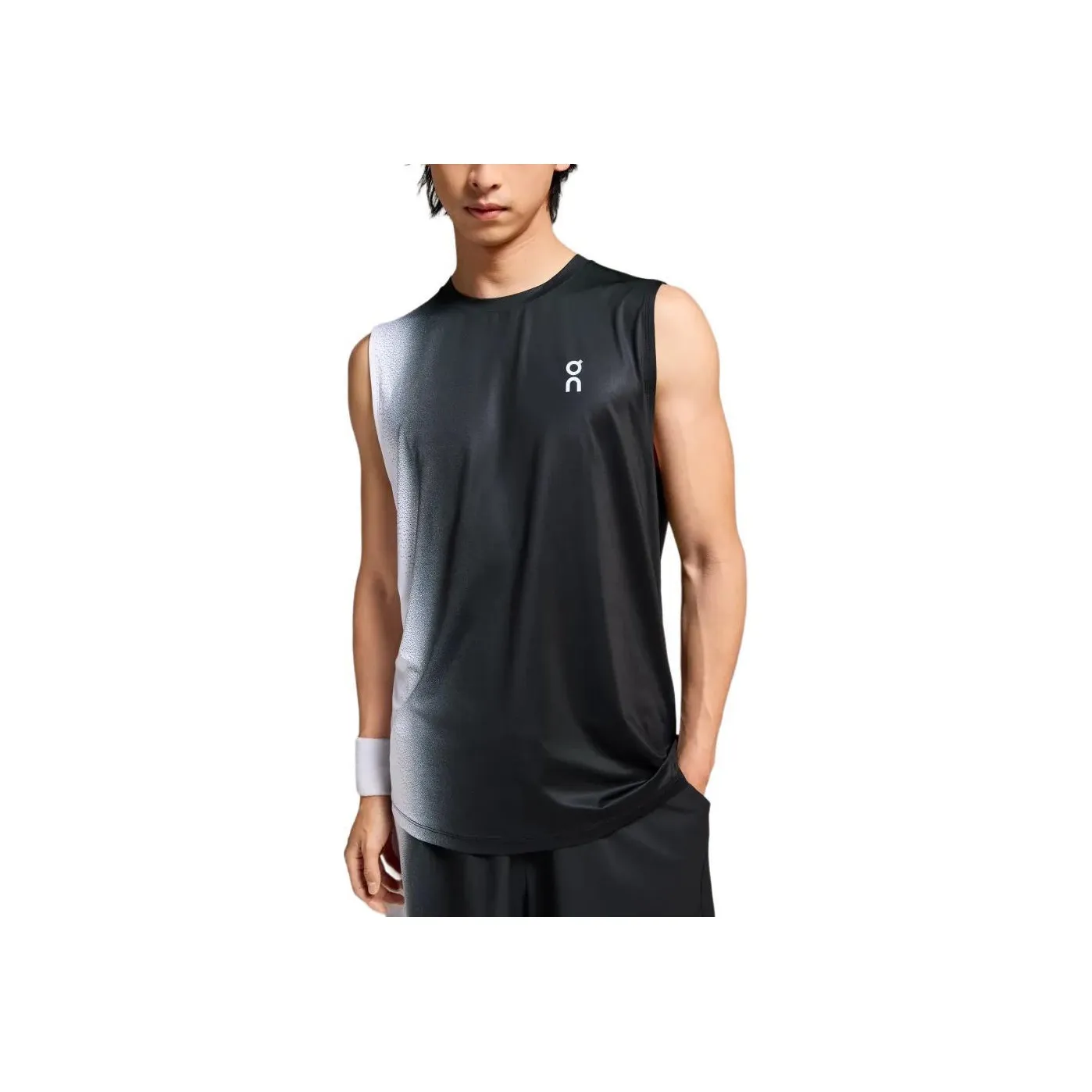 On CourtTank Tennis Top Men's Black White