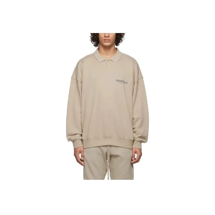 Fear Of God Essentials FW21 Polo Shirts Unisex Tan
