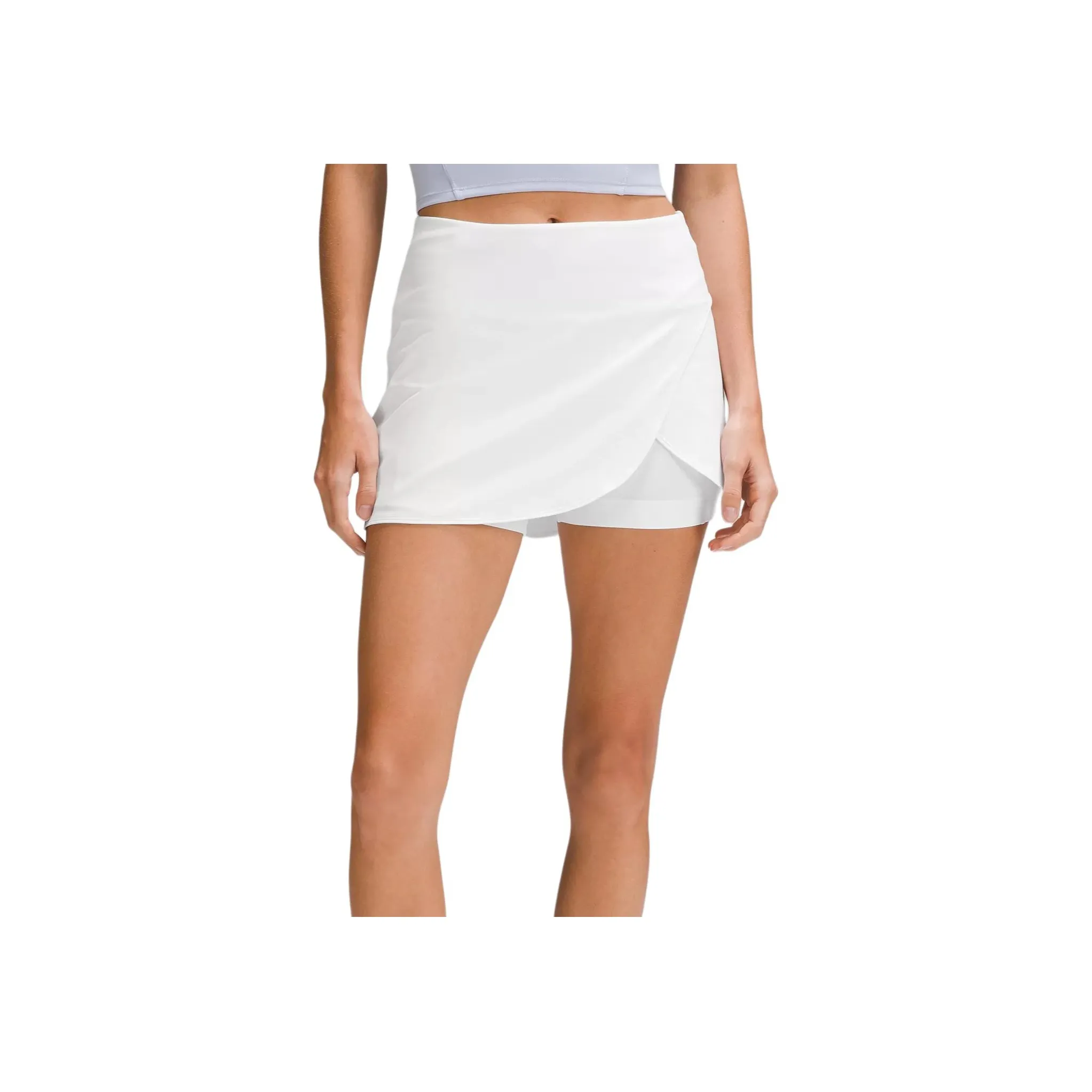 lululemon Повседневные короткие юбки Женские Белые