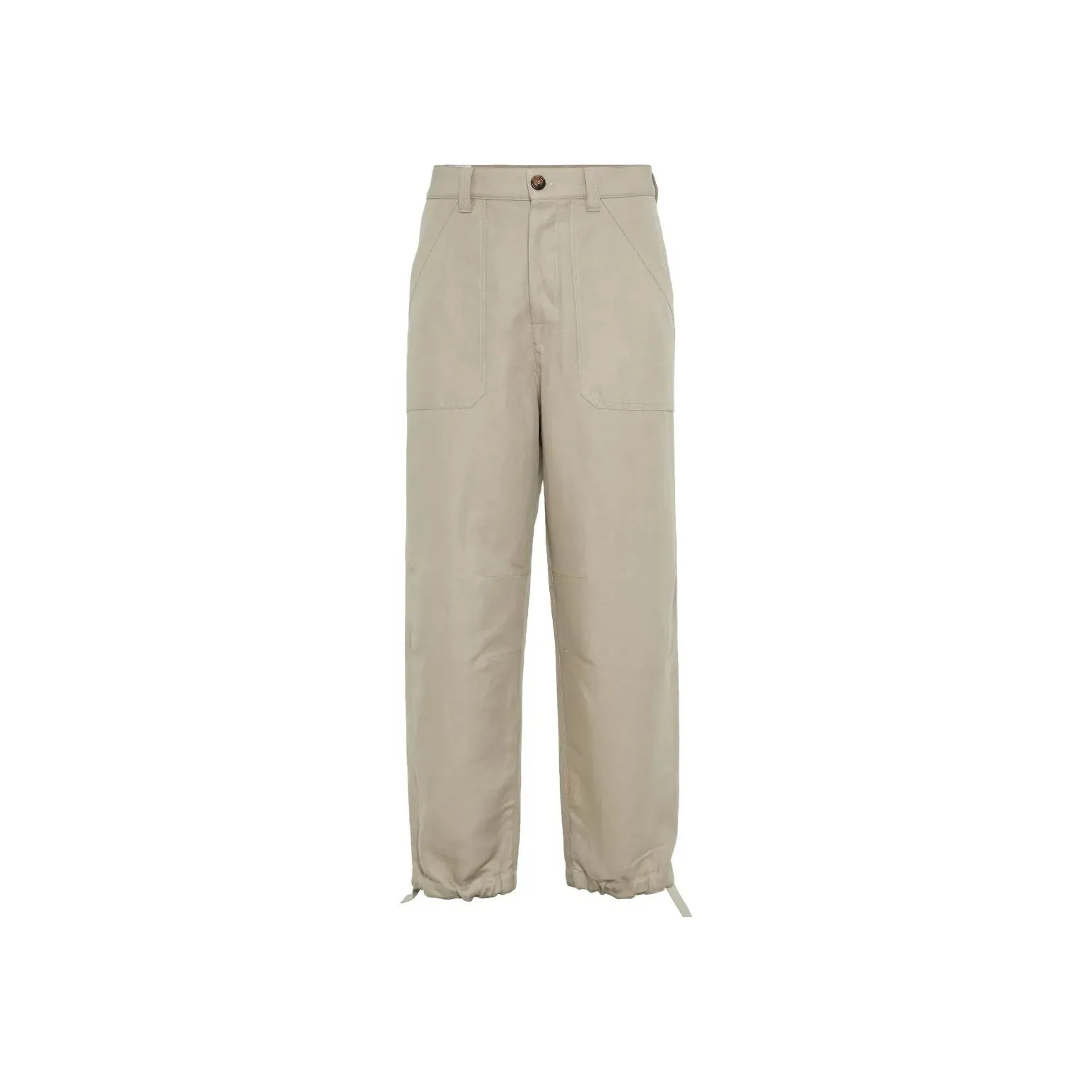 Brunello Cucinelli Drawstring Relaxed Fit Trousers