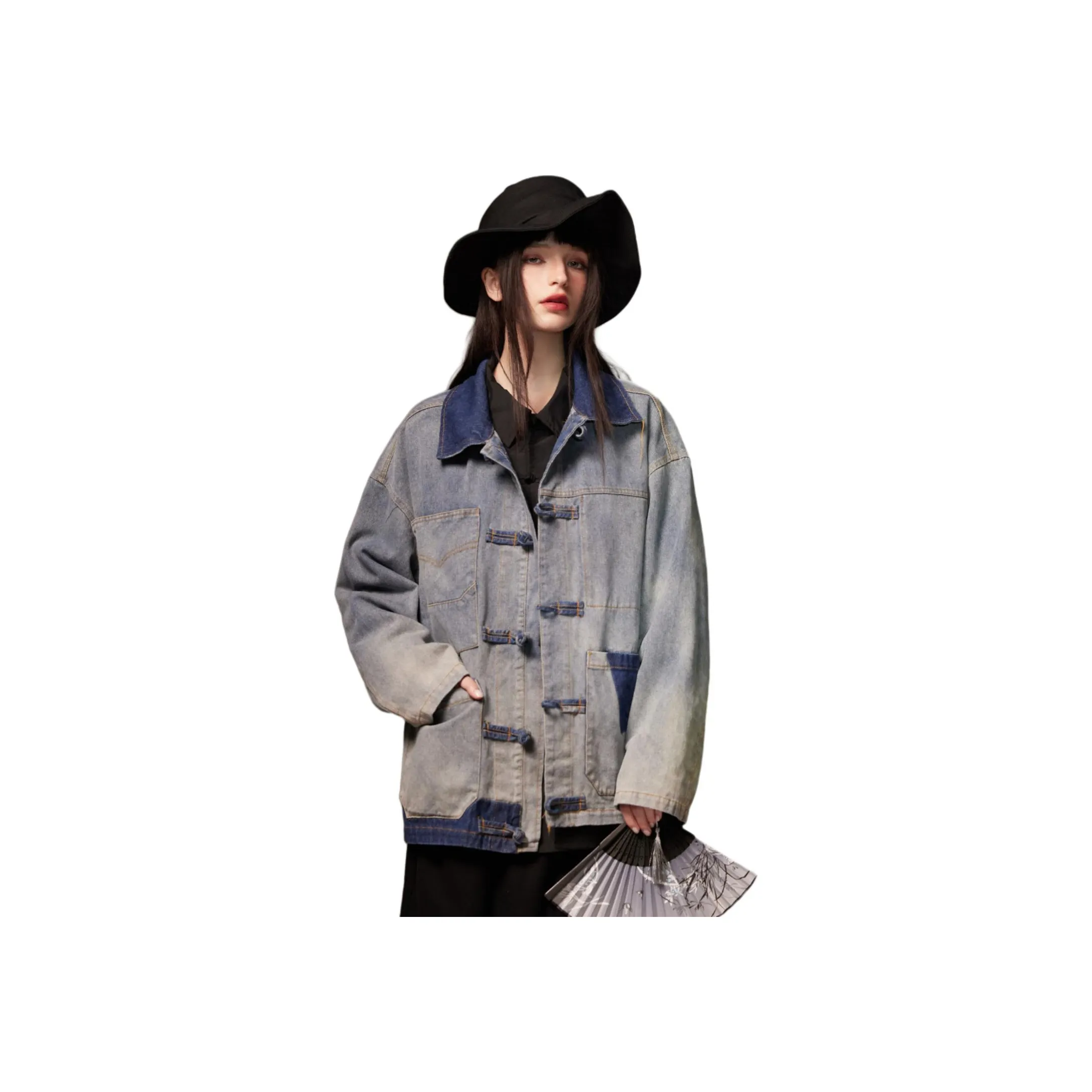 NEVER RULE Синий Унисекс Джинсовые куртки