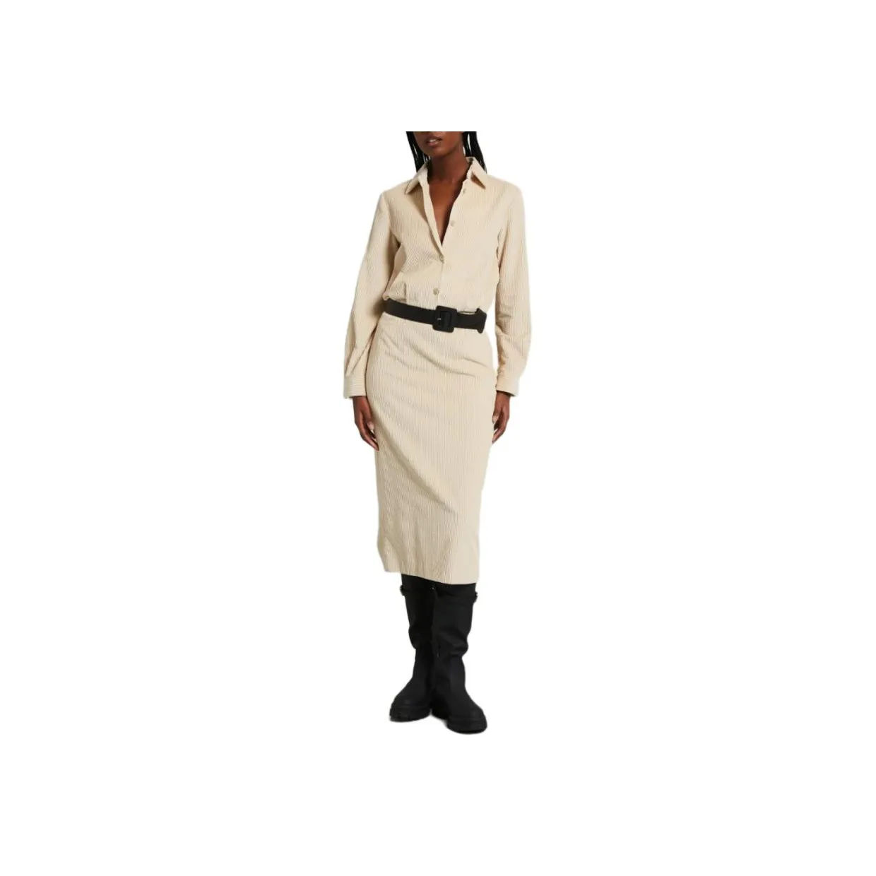 WEEKEND MaxMara Long Sleeved Dress Women's Butter