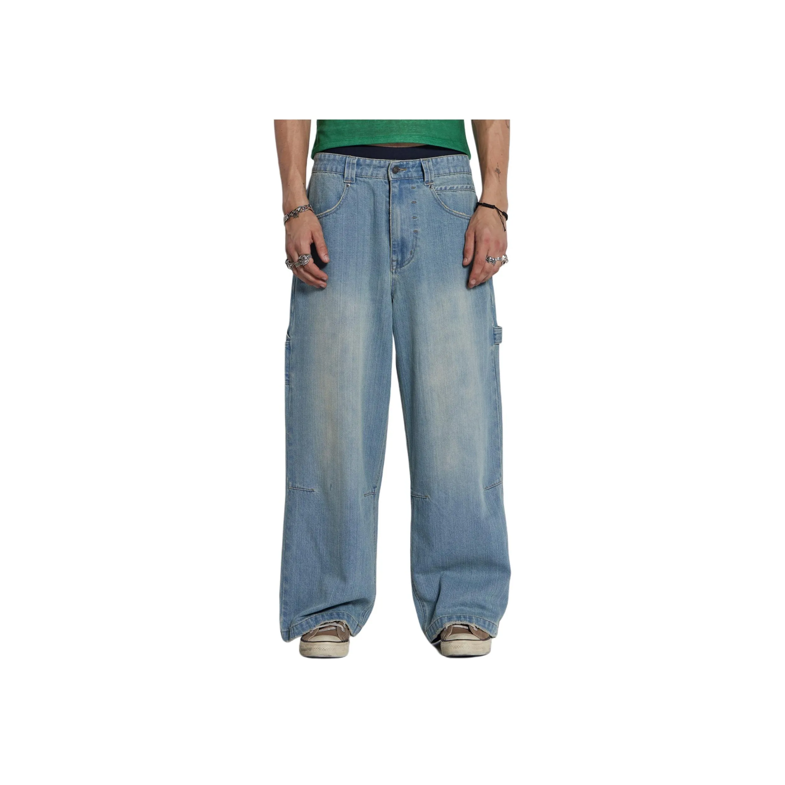 Jaded London Jeans Men's Light Blue