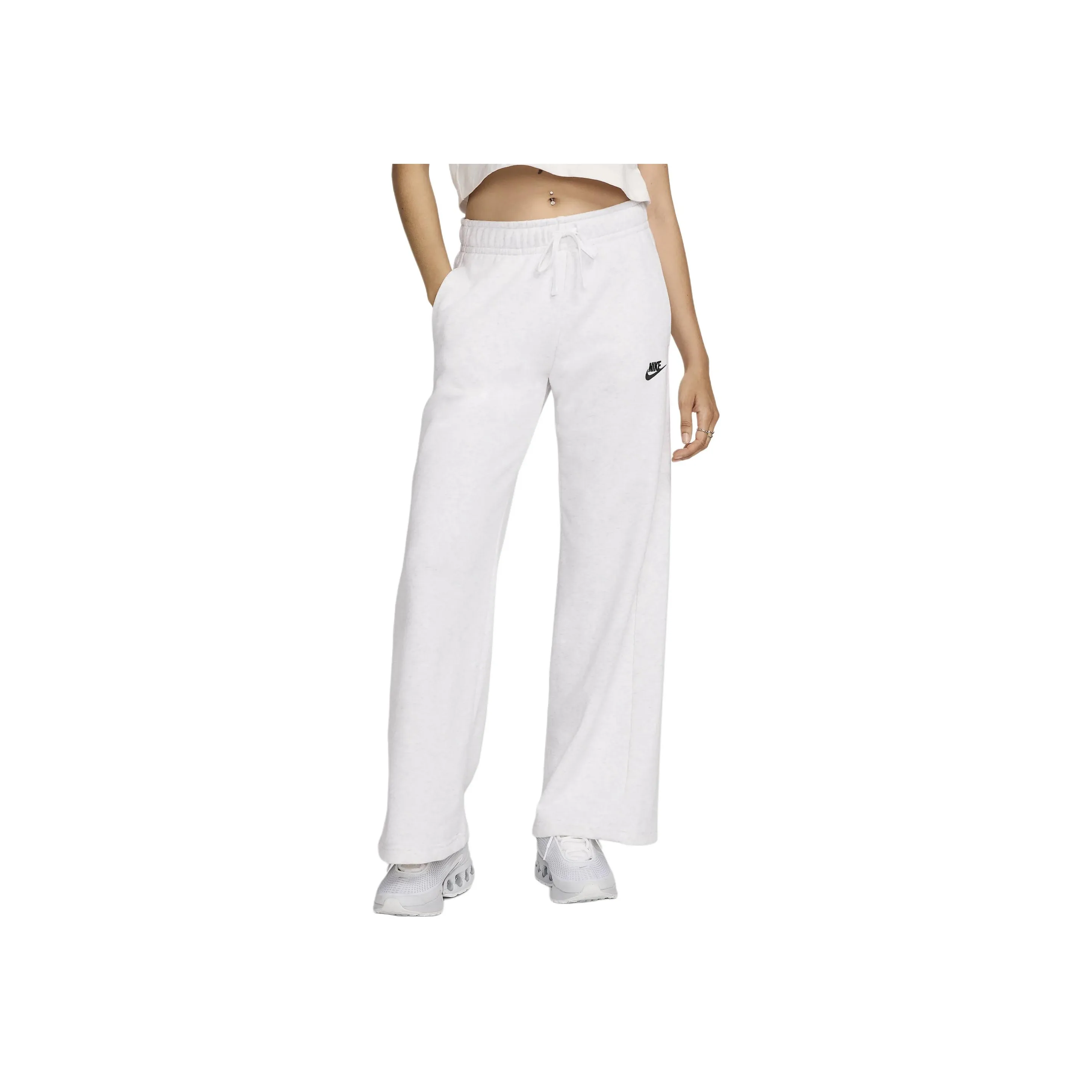 Nike Sportswear Club Fleece Women's Mid Rise Wide Leg Sweatpants