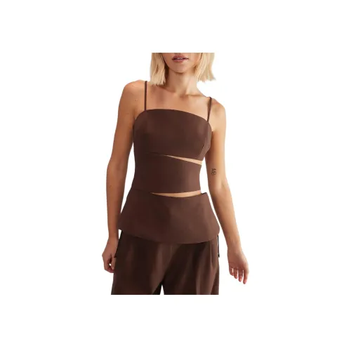 NASTY GAL Шоколад Коричневый Женские Камисоли