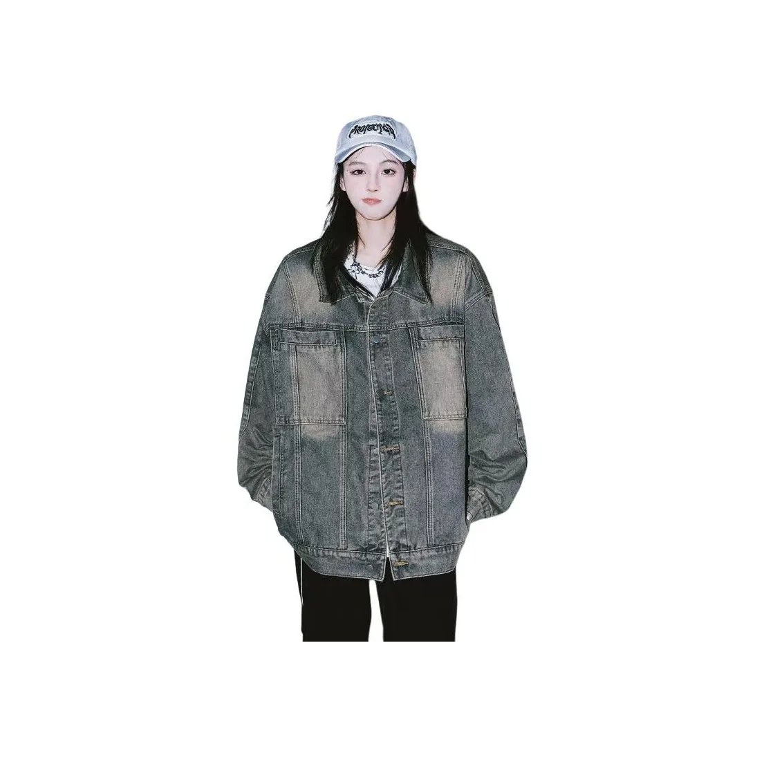 METE WHALE MT Denim Jacket Unisex