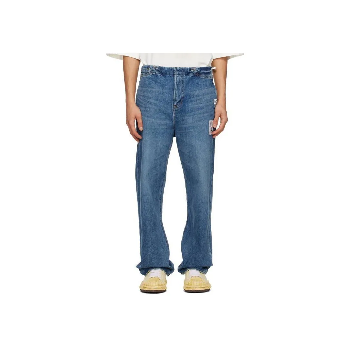 Maison Mihara Yasuhiro Джинсы Мужские Синие