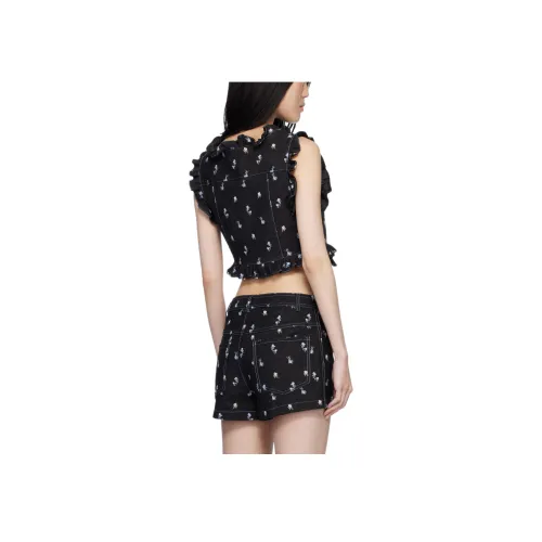 ANNA SUI Черные Женские Майки