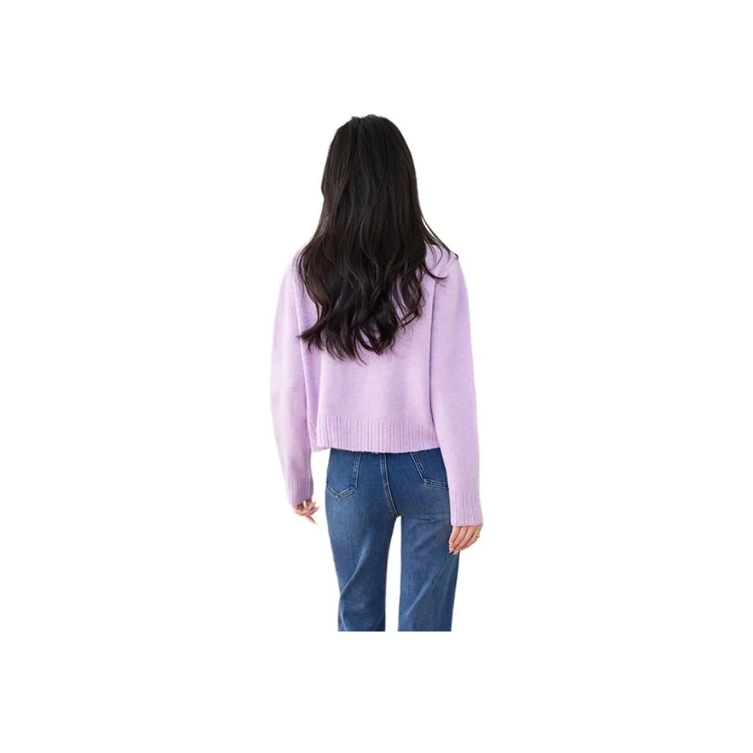 La Chapelle Knitwear Women's Purple