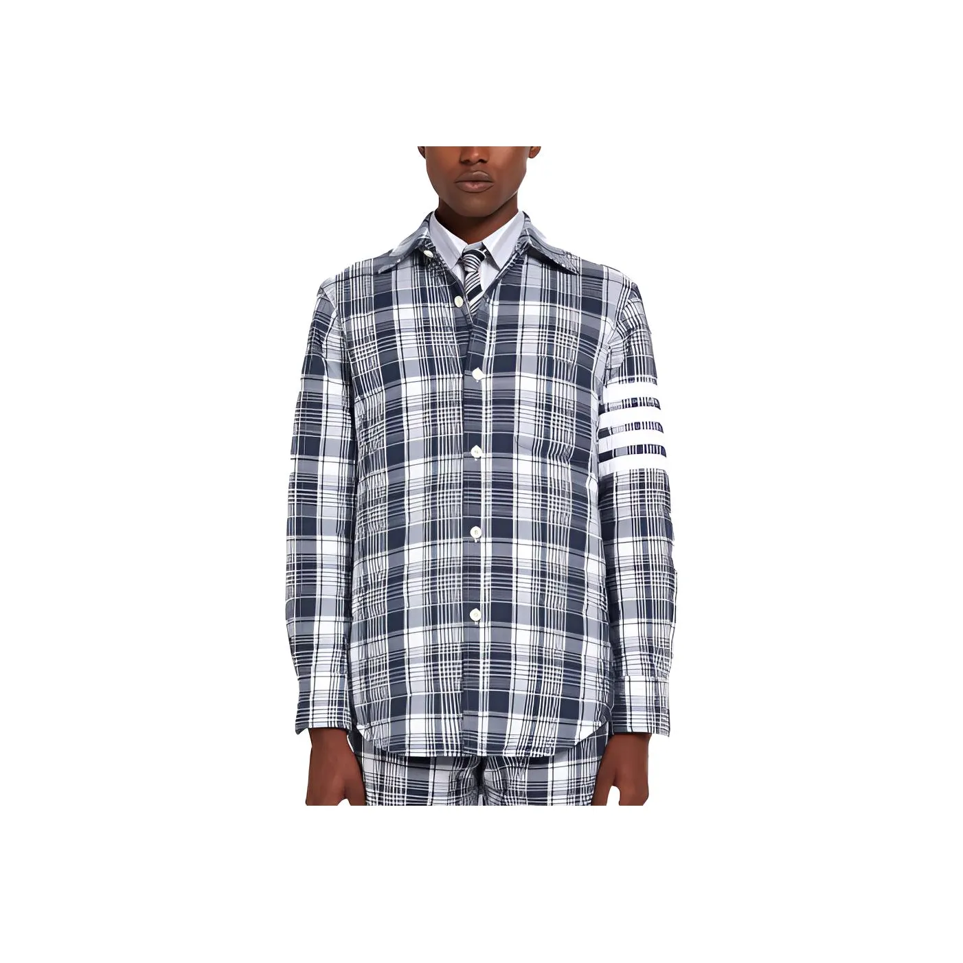THOM BROWNE· SS22 Down Jacket Men's Gray