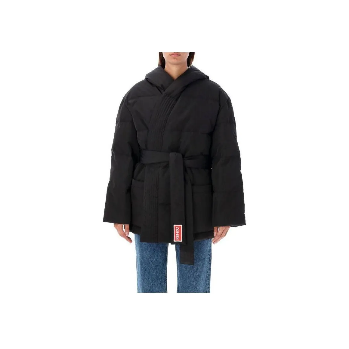 KENZO Belted Wrap Down Jacket