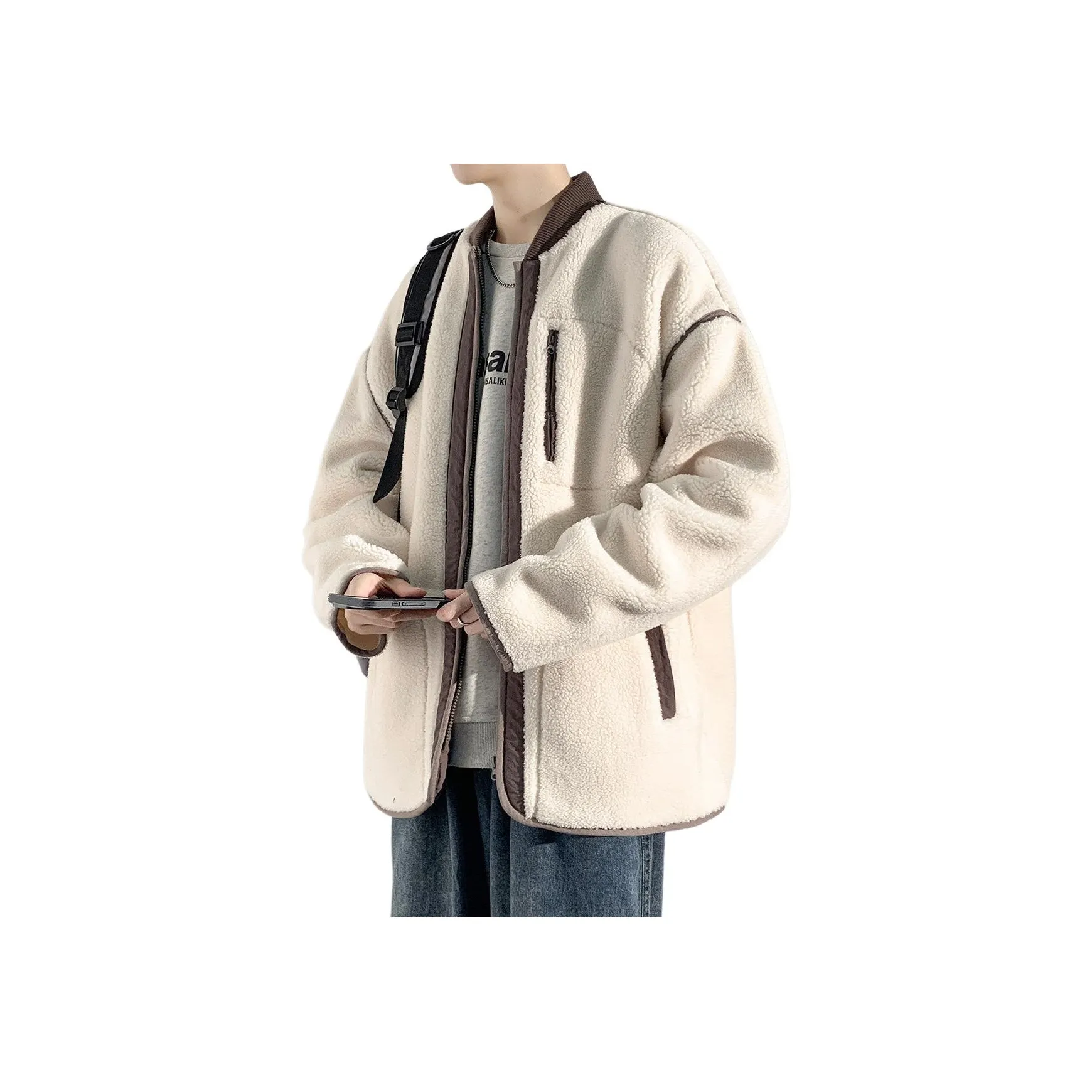 Tonlion Velvet Jackets Men's
