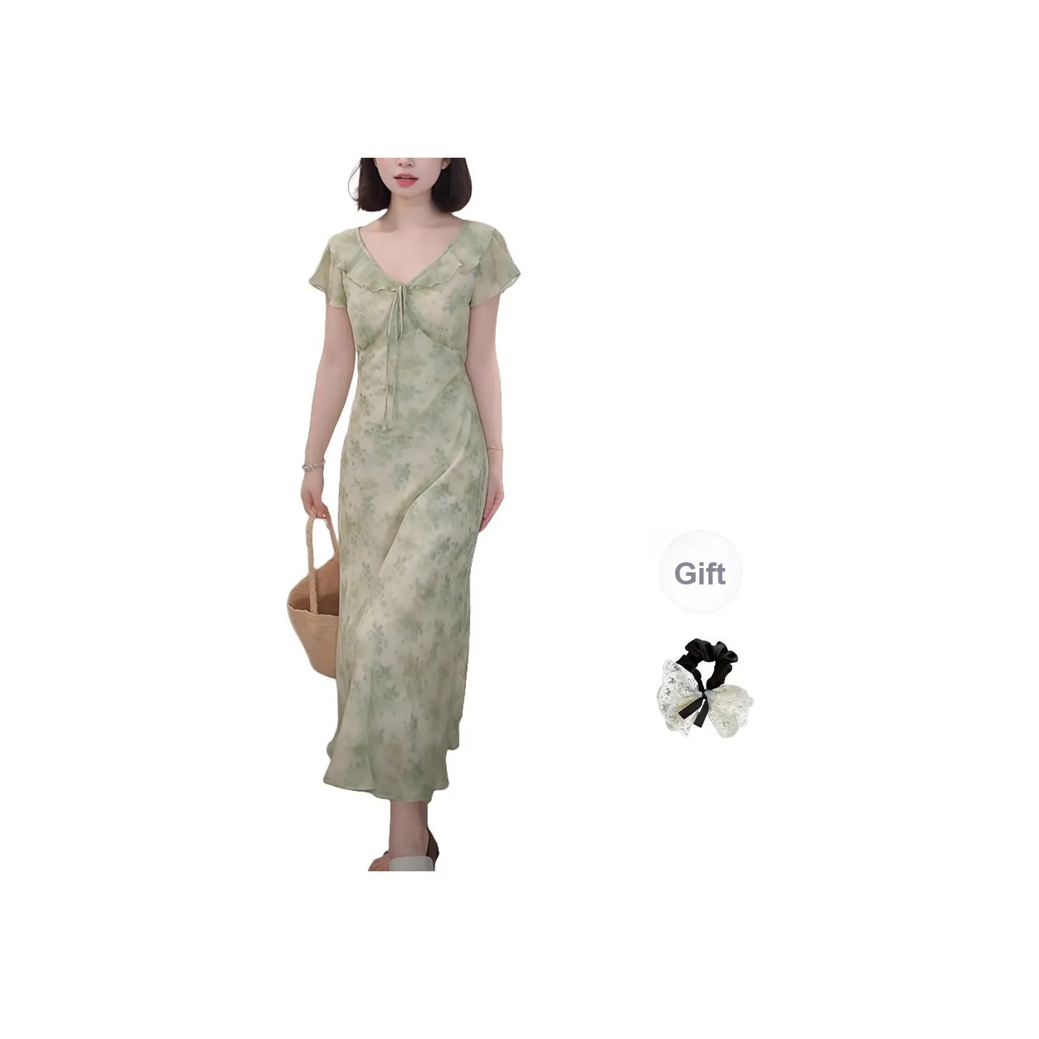 TUSHIFEI Short Sleeved Dress Women's