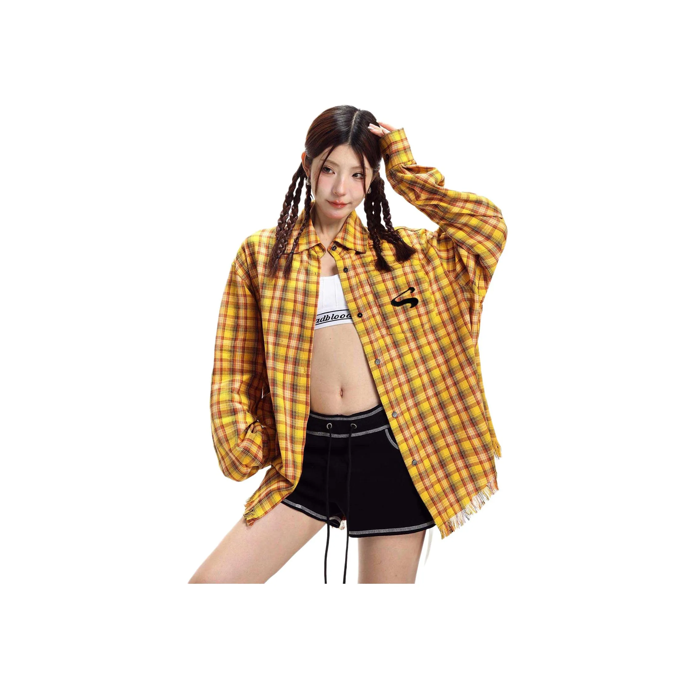 Pirkadat Желтая Унисекс Рубашка