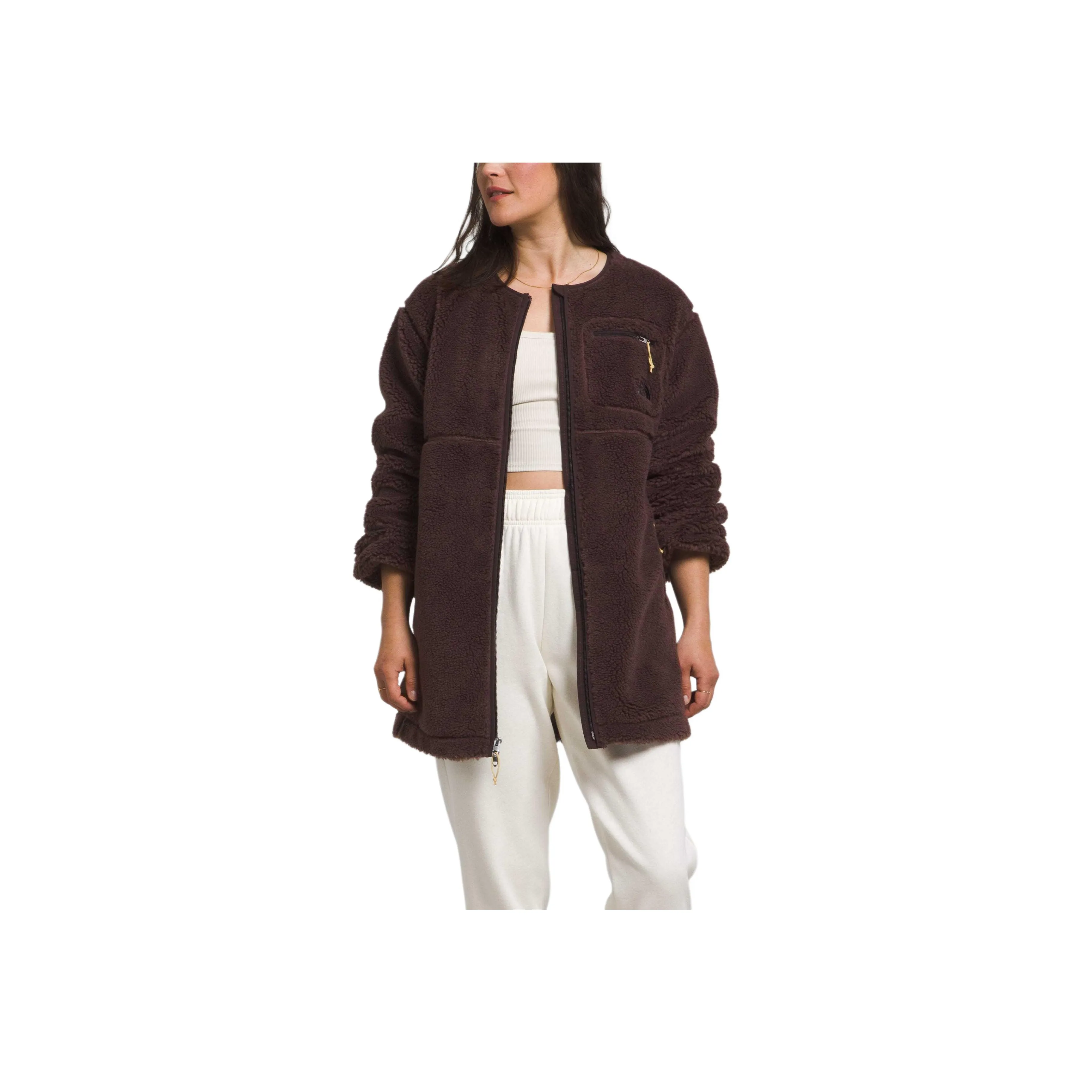 THE NORTH FACE Extreme Pile Velvet feel Coat Women's Brown
