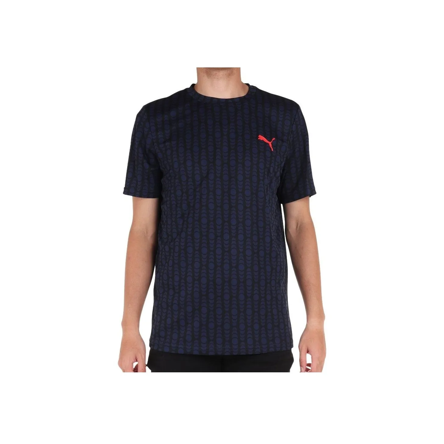 PUMA T Shirts Men's Marine Blue