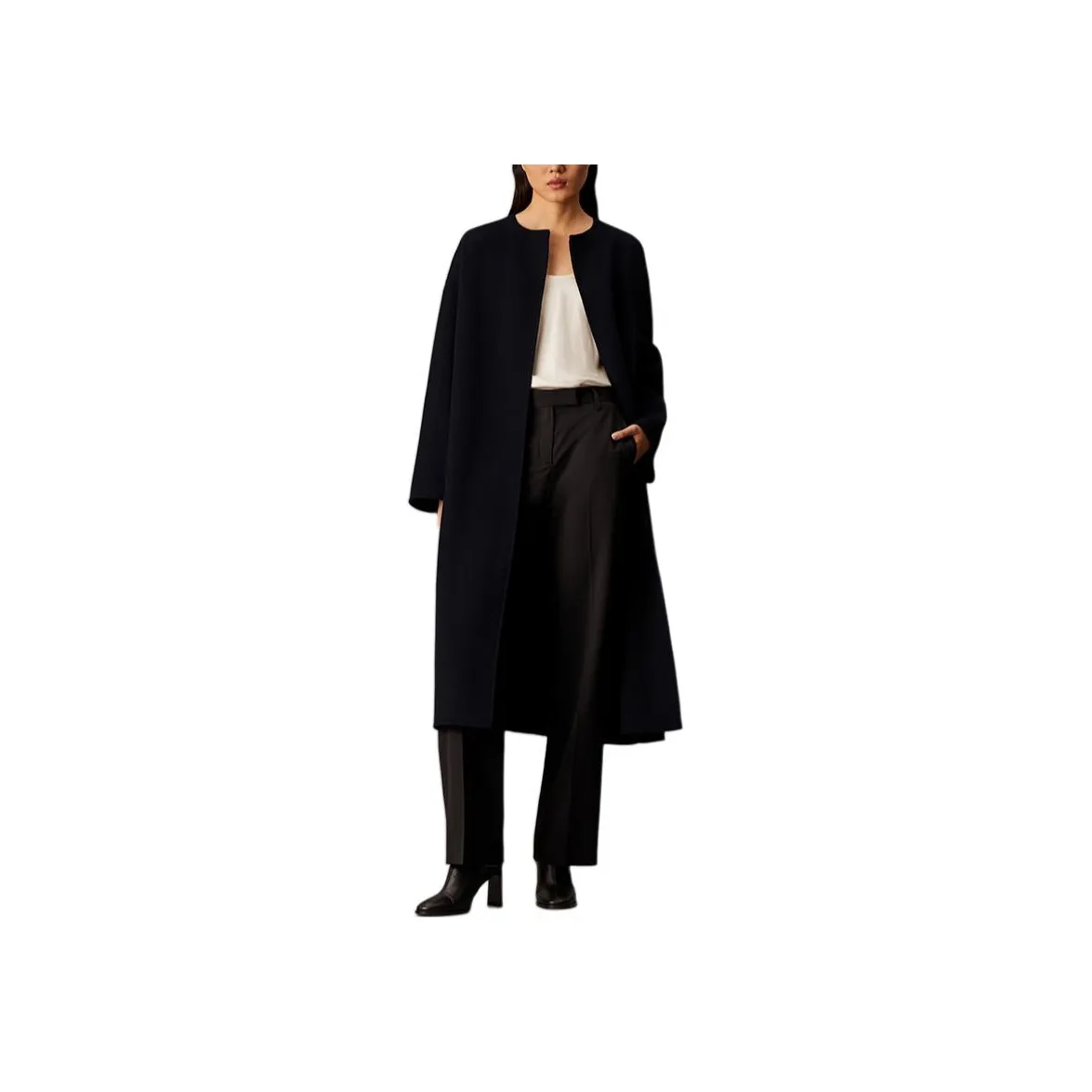 CALVIN KLEIN Coat Women's Space Black