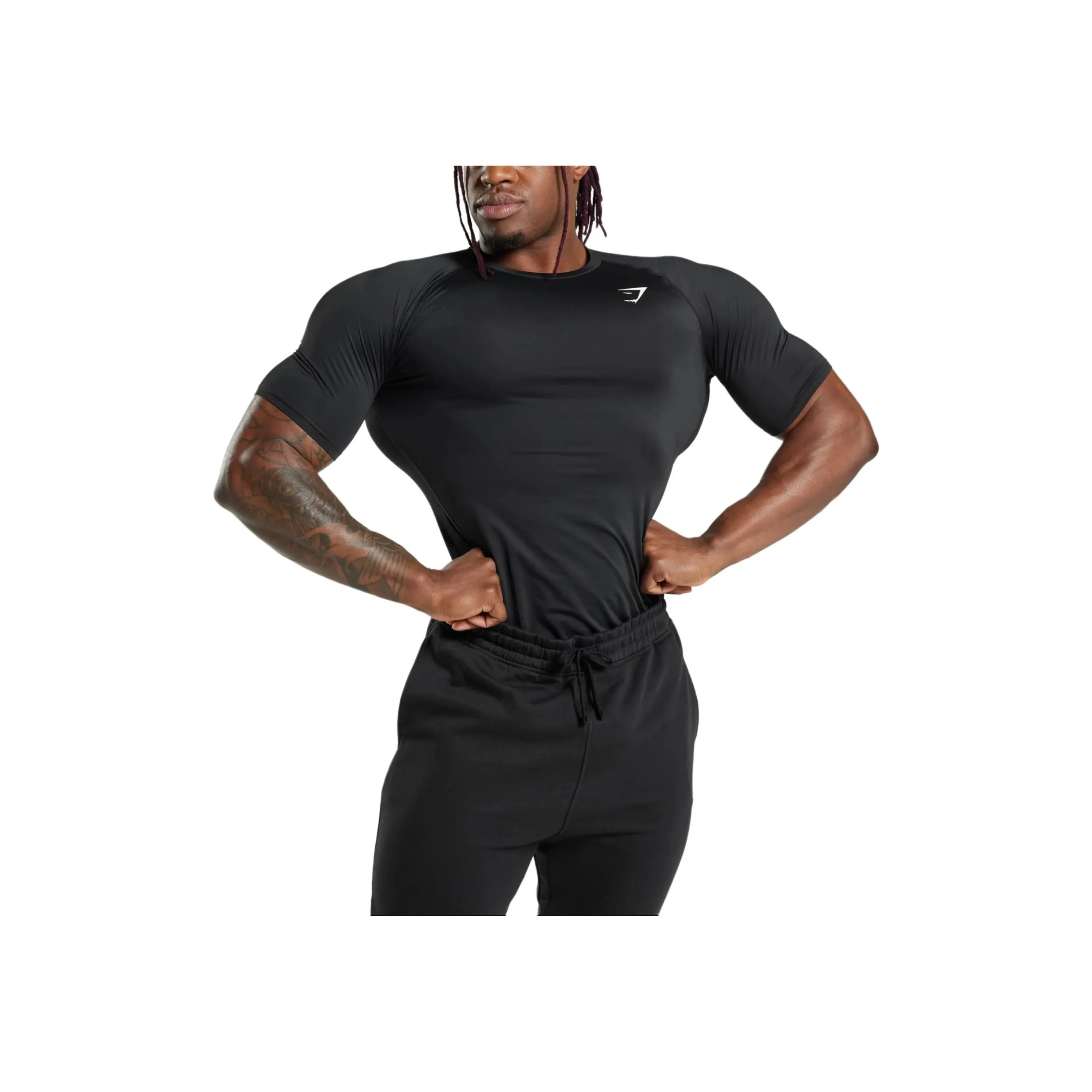 GYMSHARK Fitness Clothing Men's Black