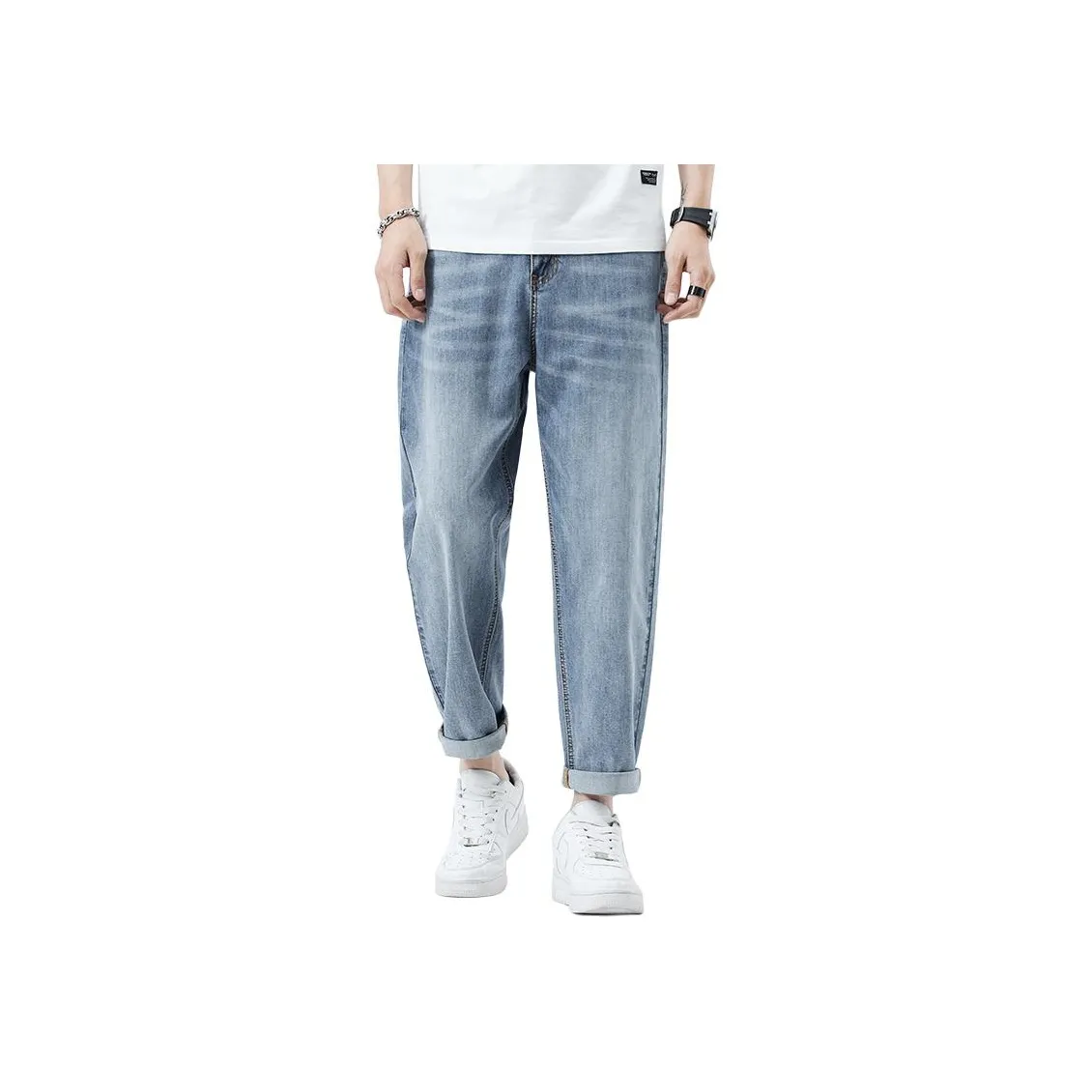 SRPFTE Ankle Длина Брюки Унисекс