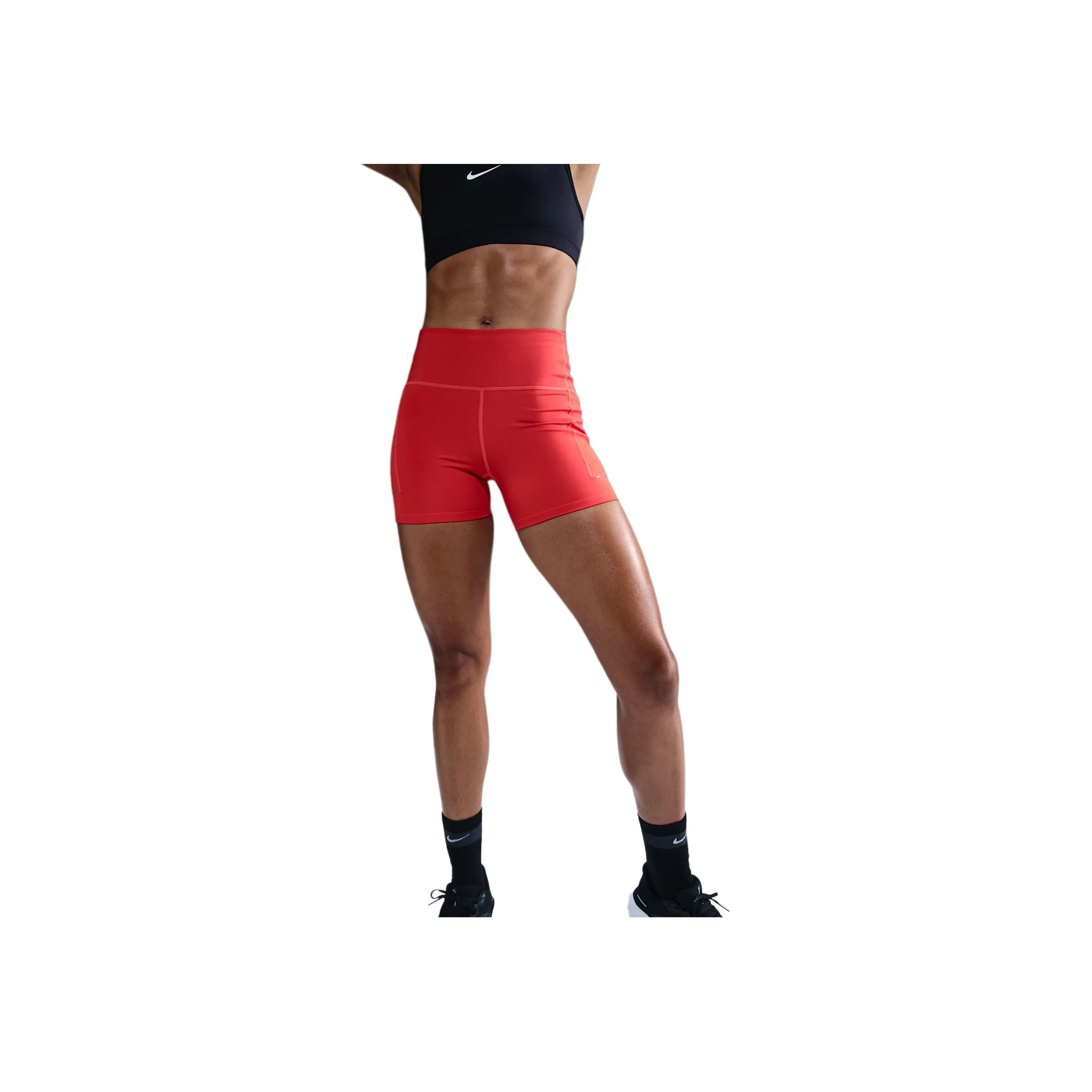 Nike Swift Women's High Waisted 4' Tight Running Shorts With Pockets