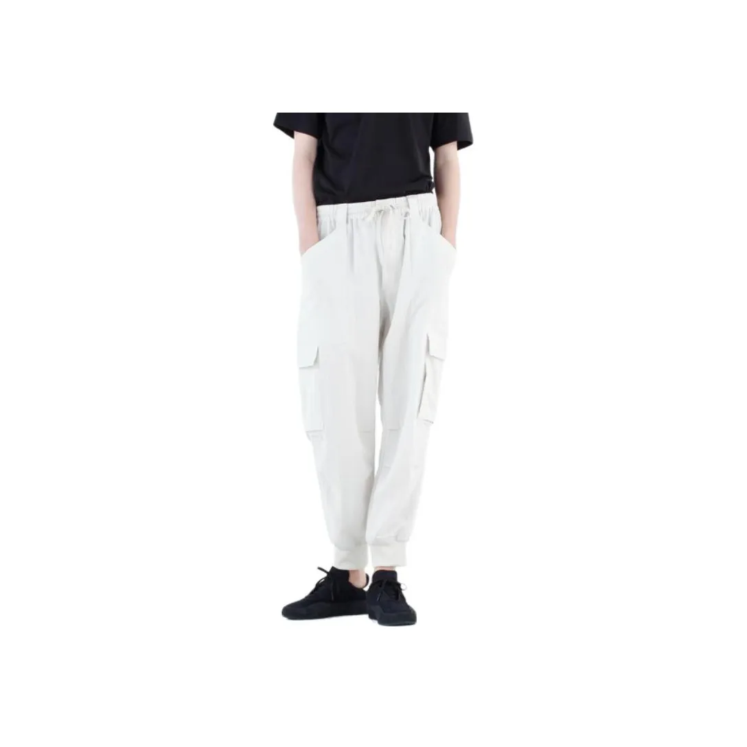 Y 3 Cargo Pants Men's Light Gray