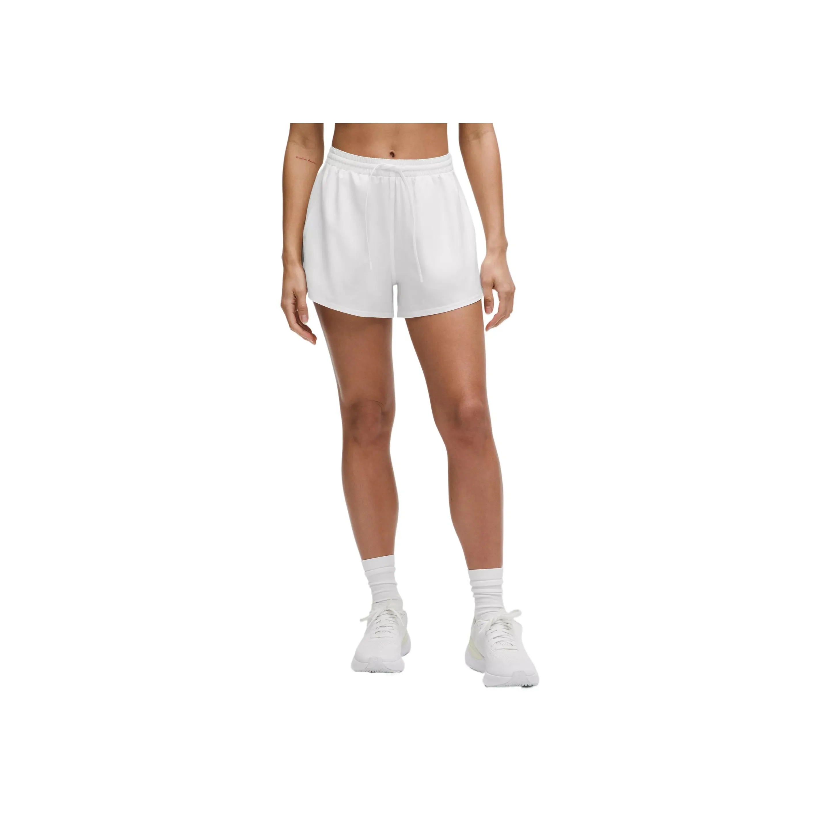 lululemon HIGH RISE Спортивные шорты 3' Женские Белые