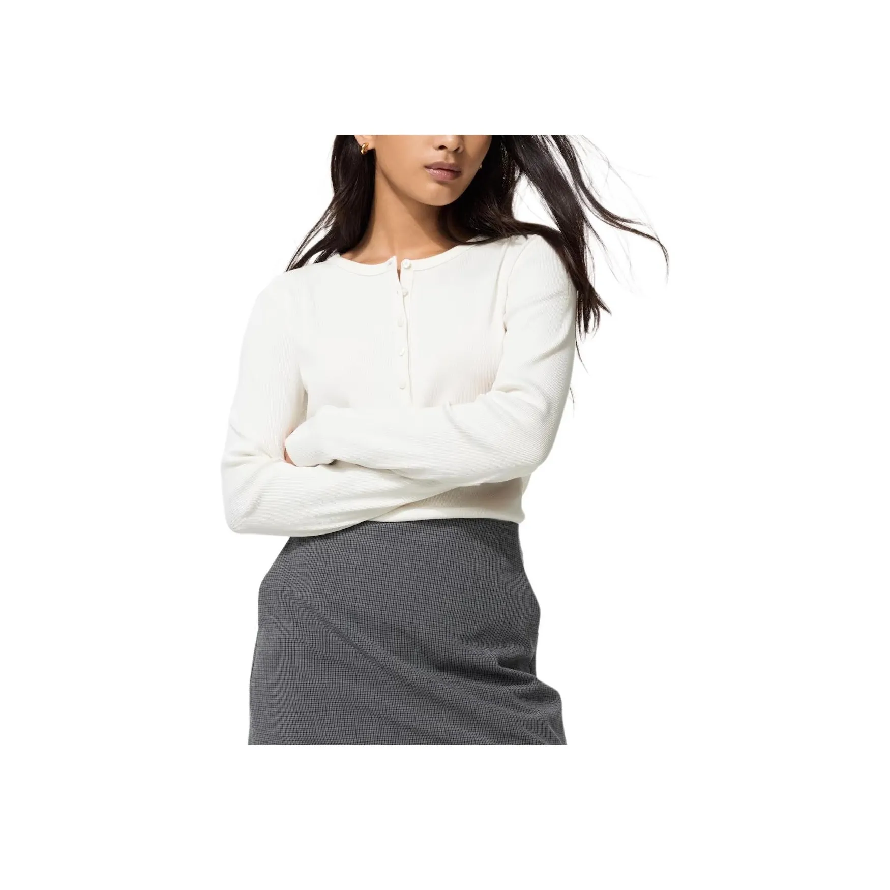 UNIQLO Белые Женские Футболки