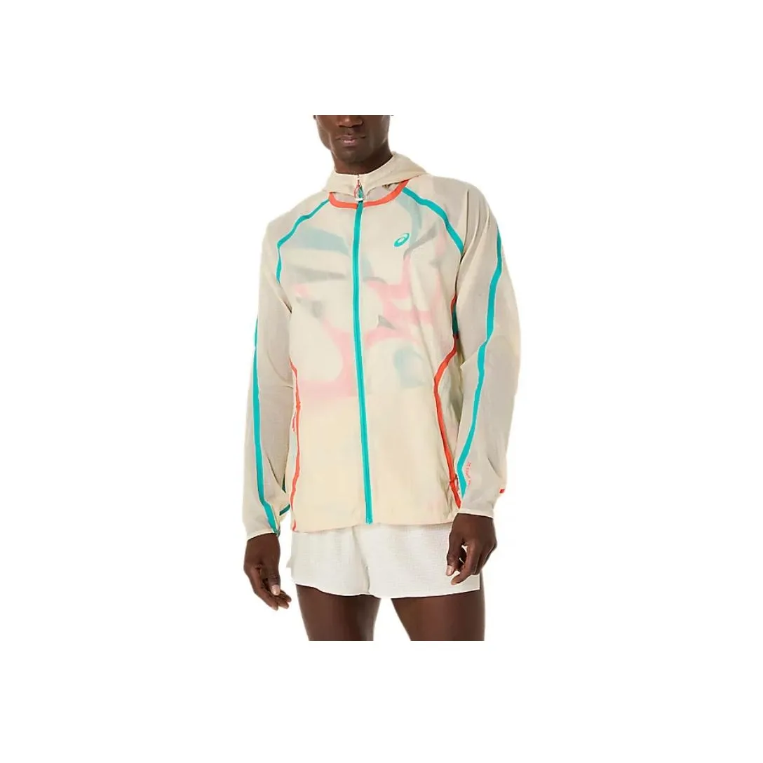 Asics ROAD Куртки и Пальто Мужской Березовый Белый