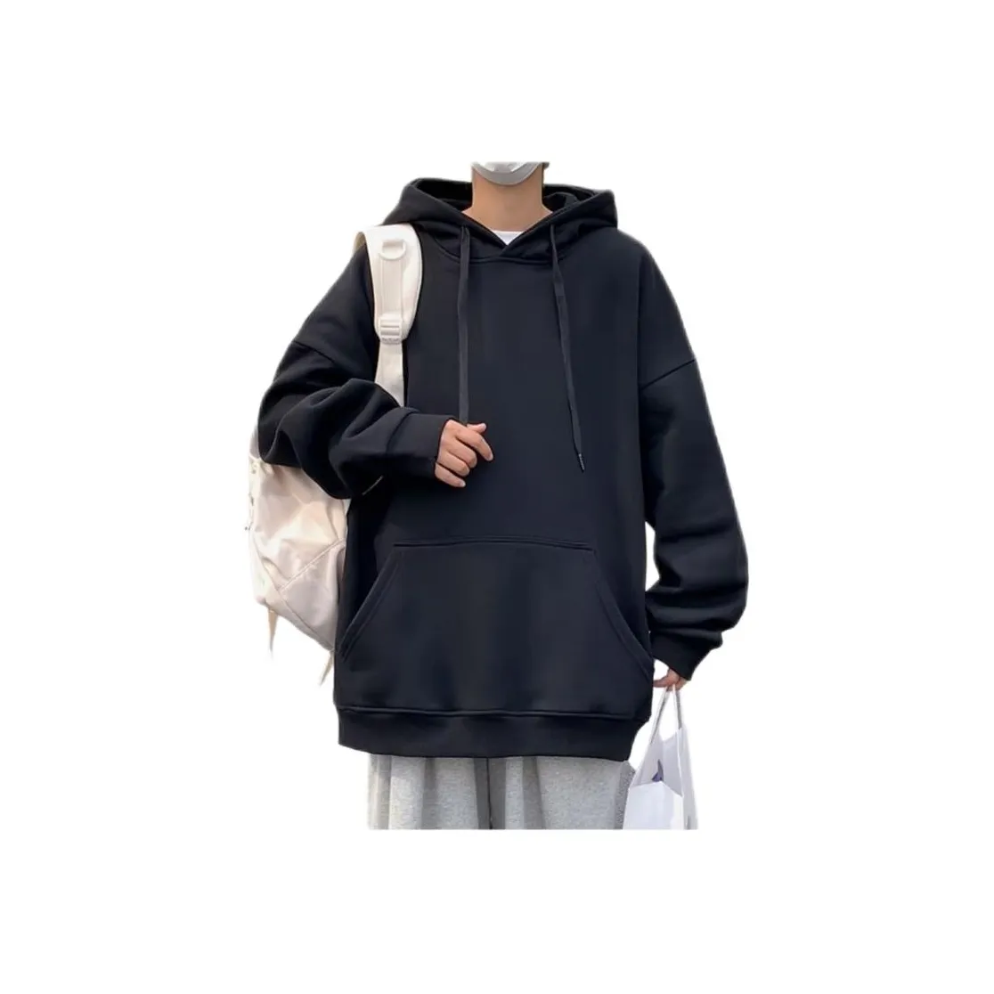 NRXX Мужская одежда Толстовка Куртка Свободный крой Повседневный Удобный Одежда Trendy Versatile Студенты Американский винтаж Мужской
