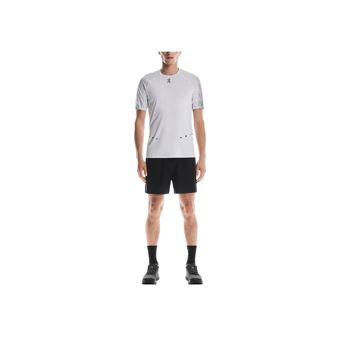 On Ультра Белый/Железо Мужская Футболка