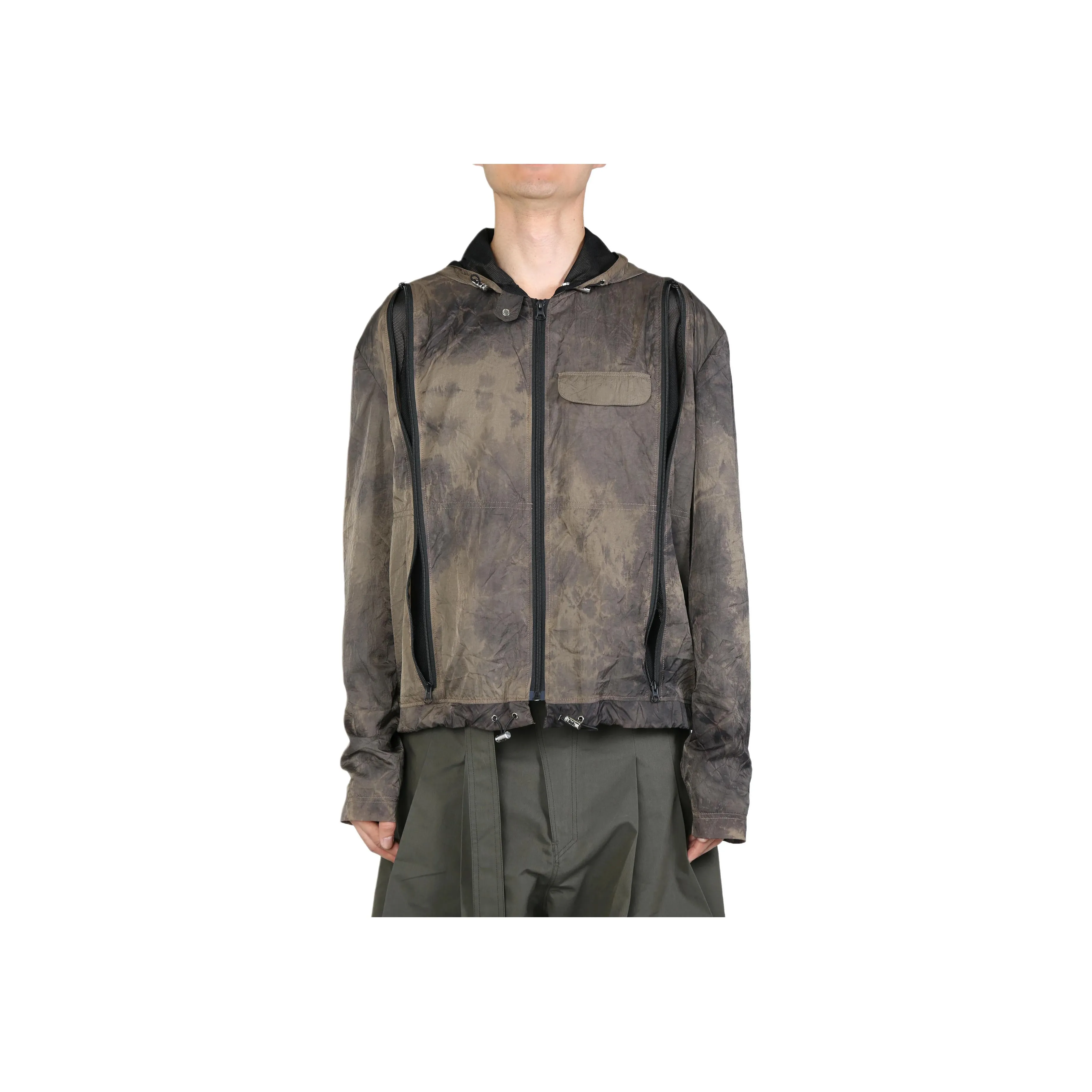 FFFPOSTALSERVICE Tie dye Pattern Windbreaker