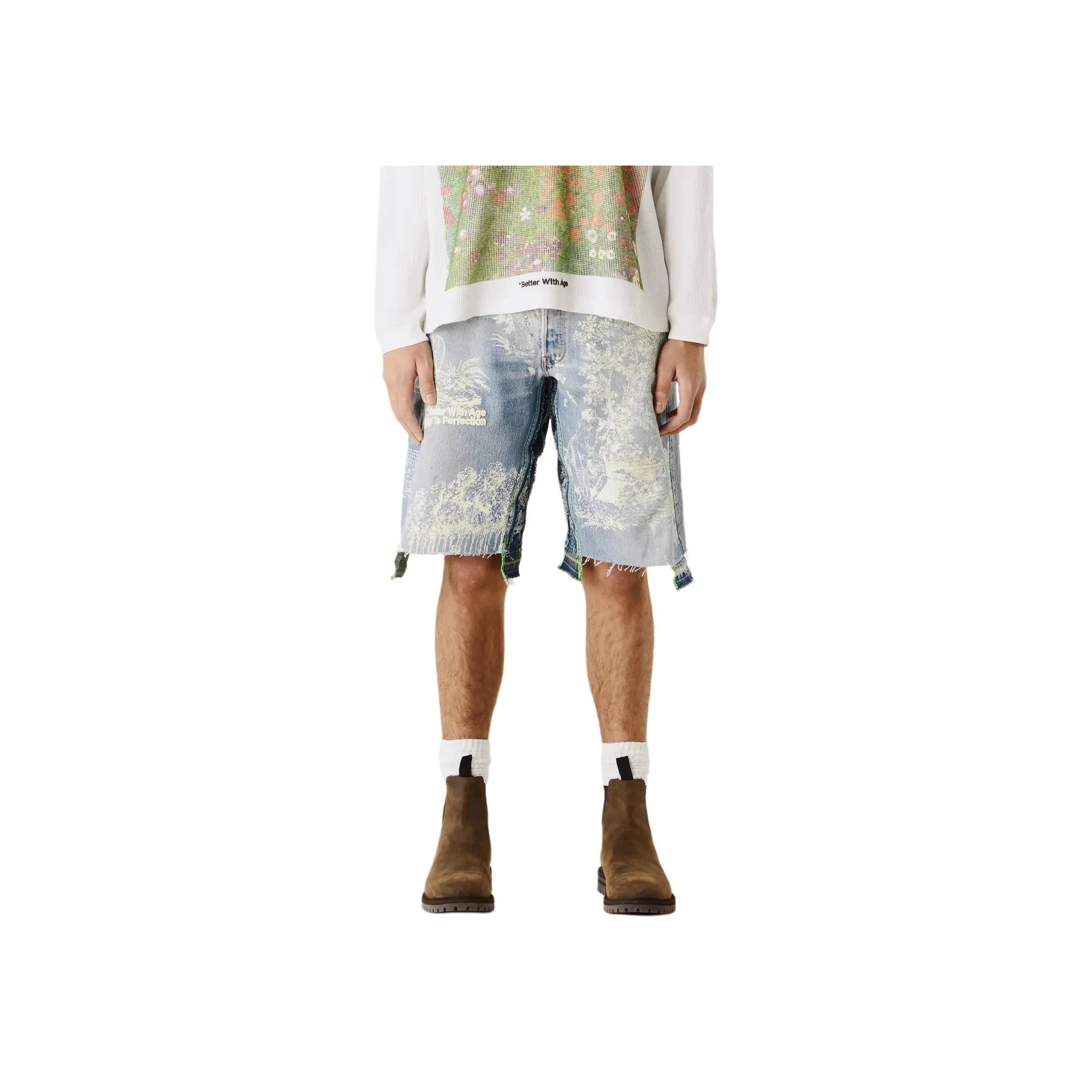 Better With Age Denim Shorts Men Indigo