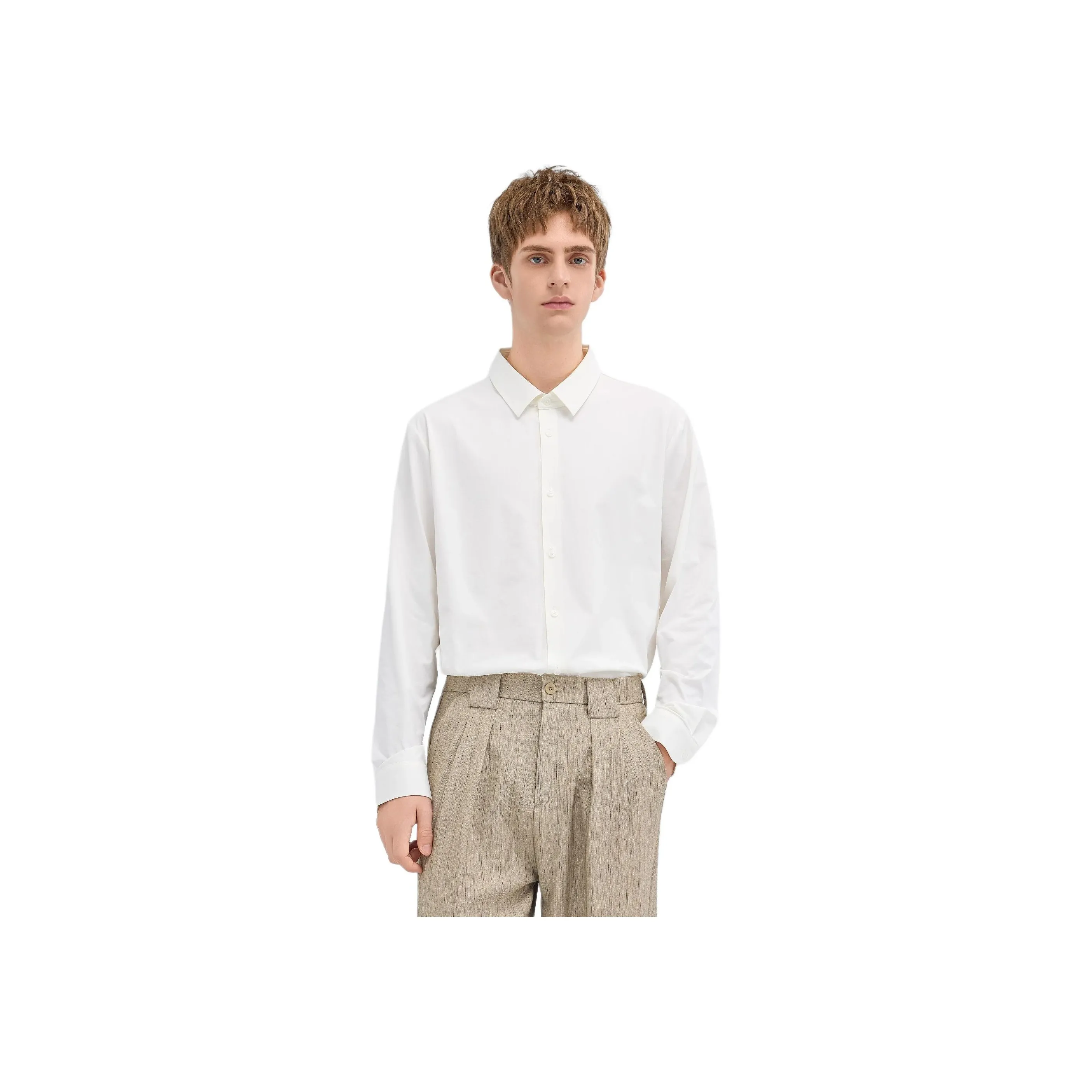 WILD LEADER White Moon[CW52585B32] Мужская рубашка