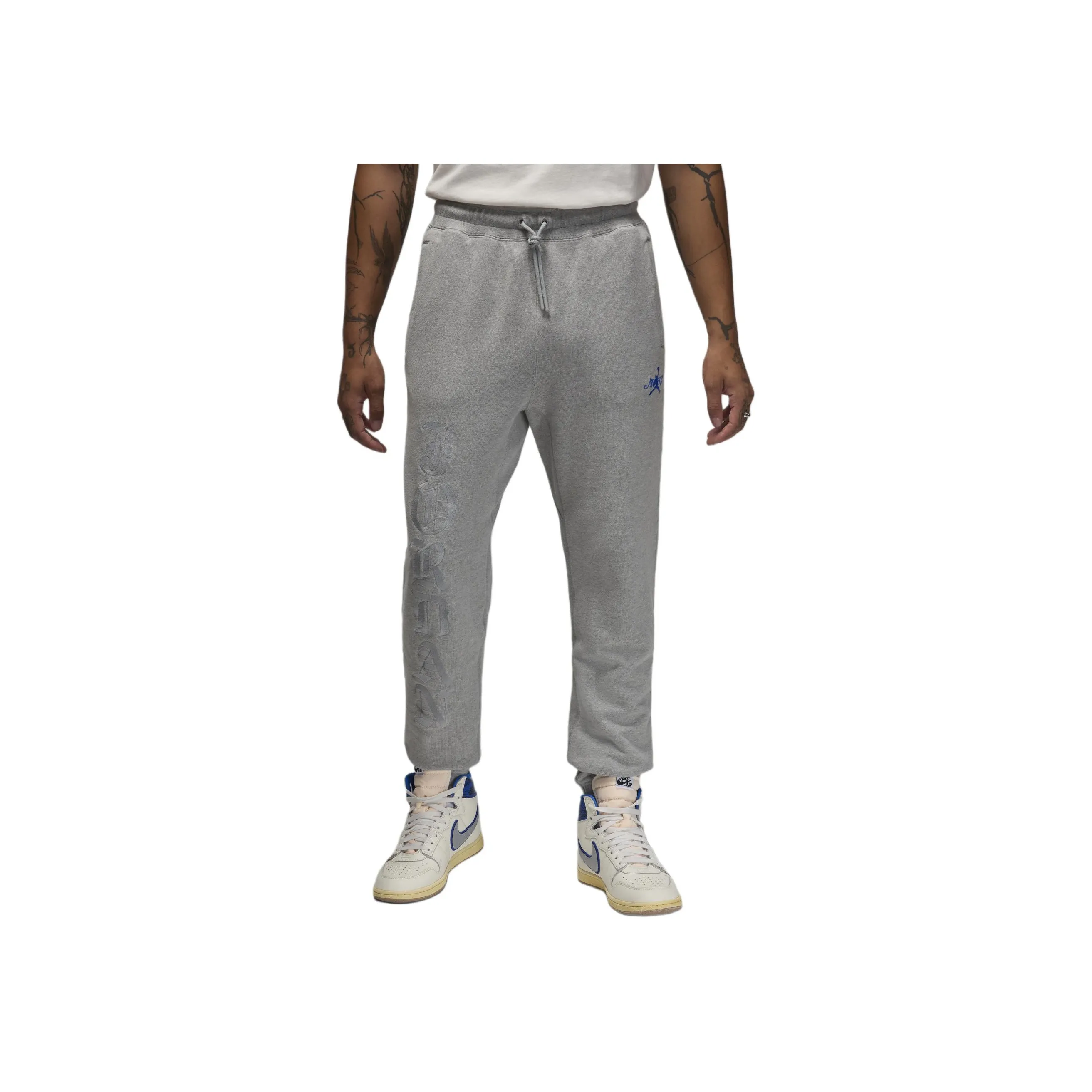 Jordan x Awake NY FW24 Вязаные тренировочные брюки мужские серые