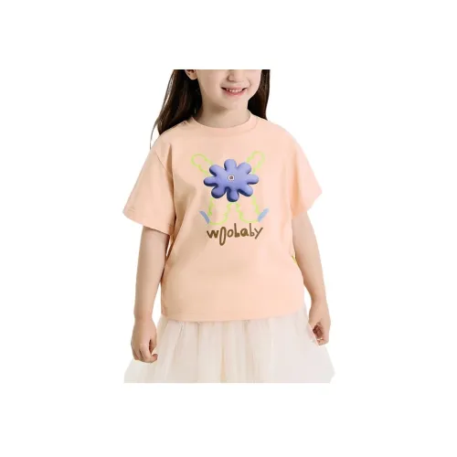 WOobaby Inspire Пастельно-розовый Детский сад Т Рубашки