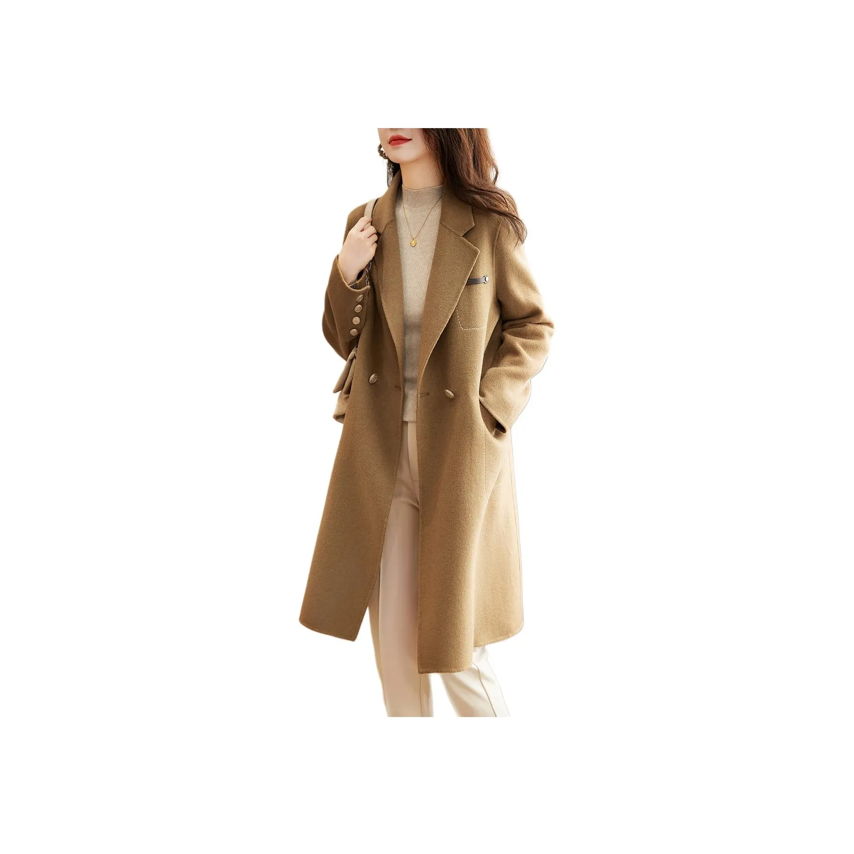 XWI Coats Women's Camel