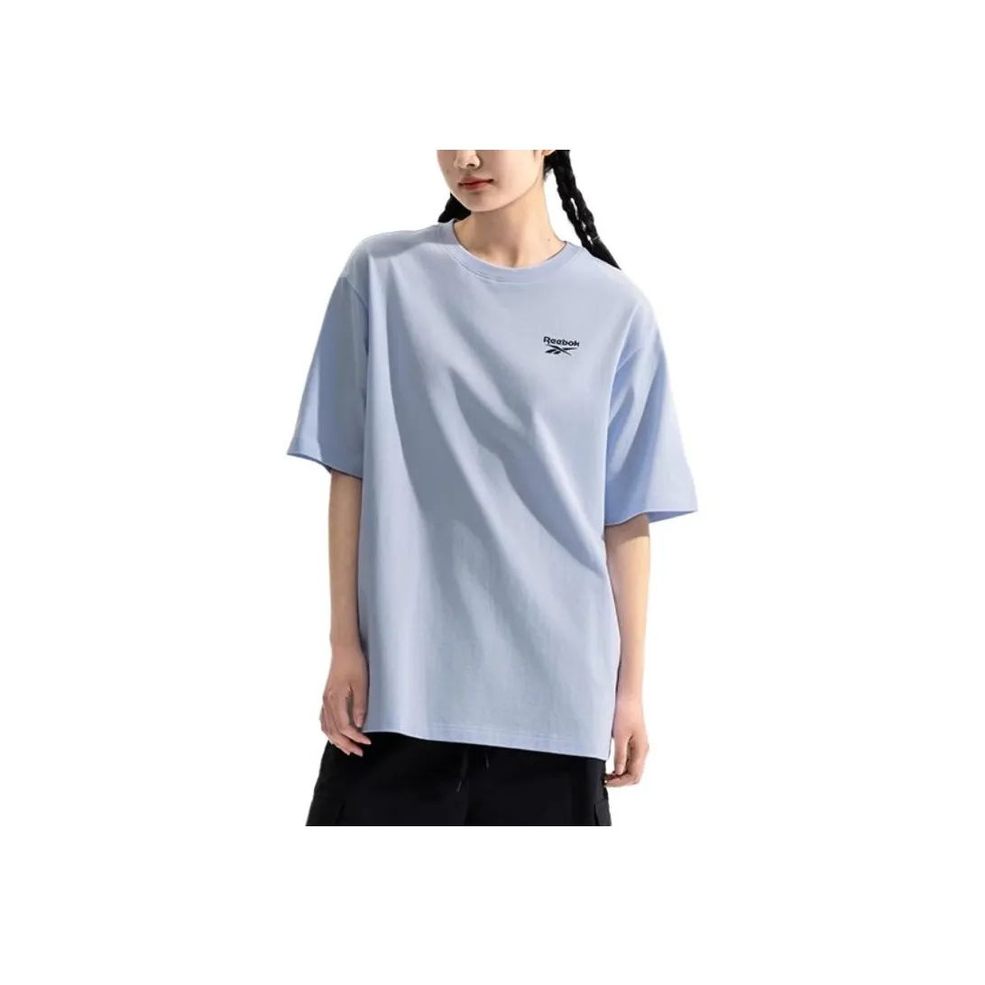 Reebok T Shirt Unisex Light Blue