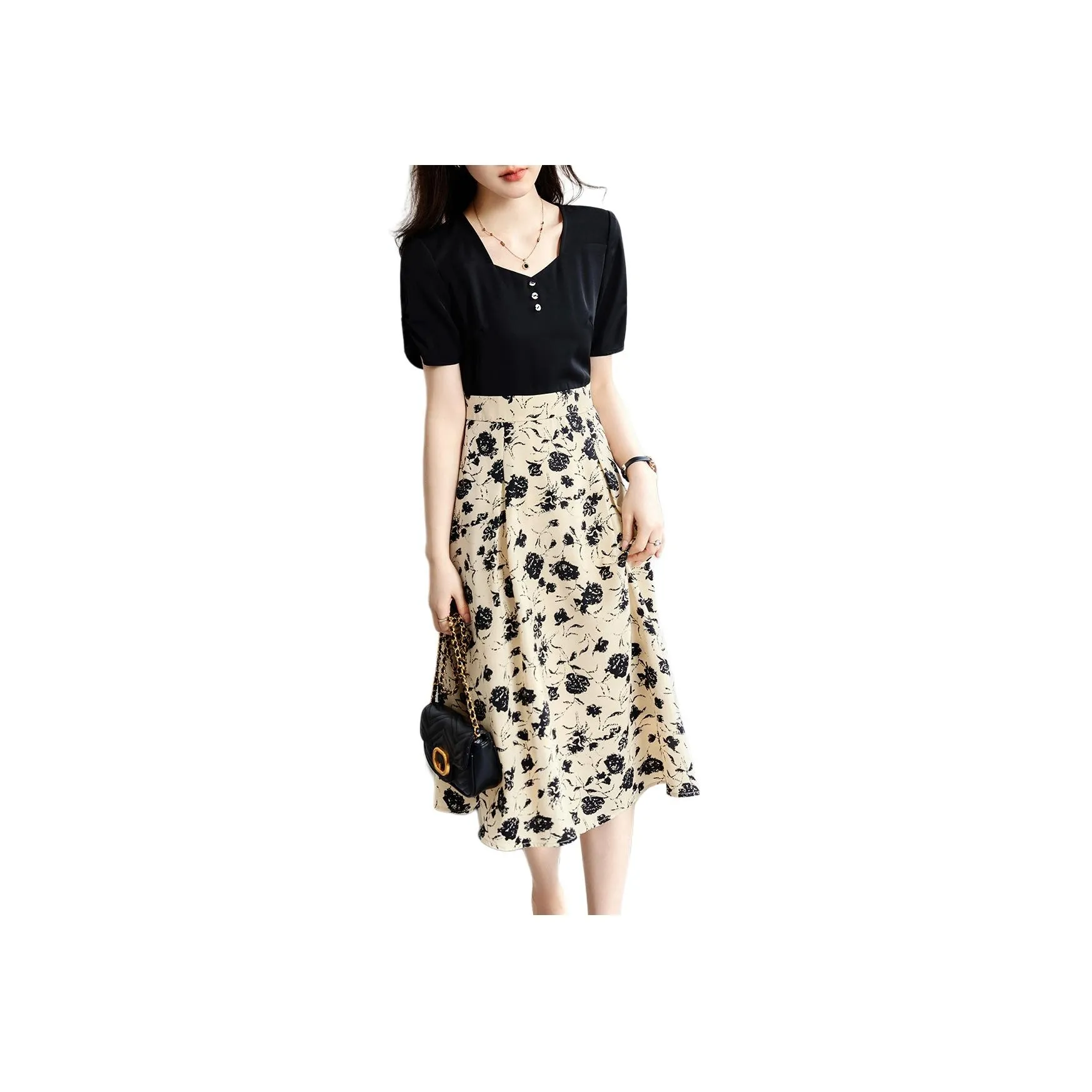XWI Short Sleeved Dress Women's Black