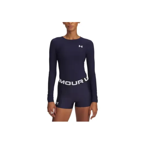 Under Armour HeatGear Морской синий 410 Женская одежда для фитнеса
