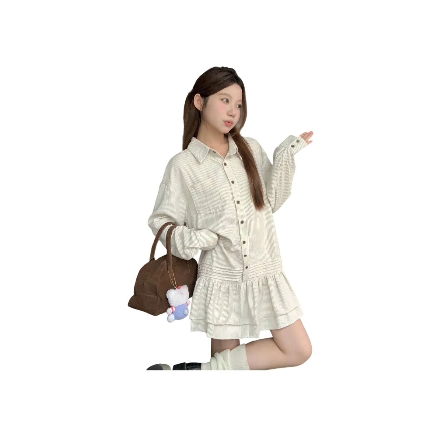 SDN by41 Длинное платье с длинными рукавами женское