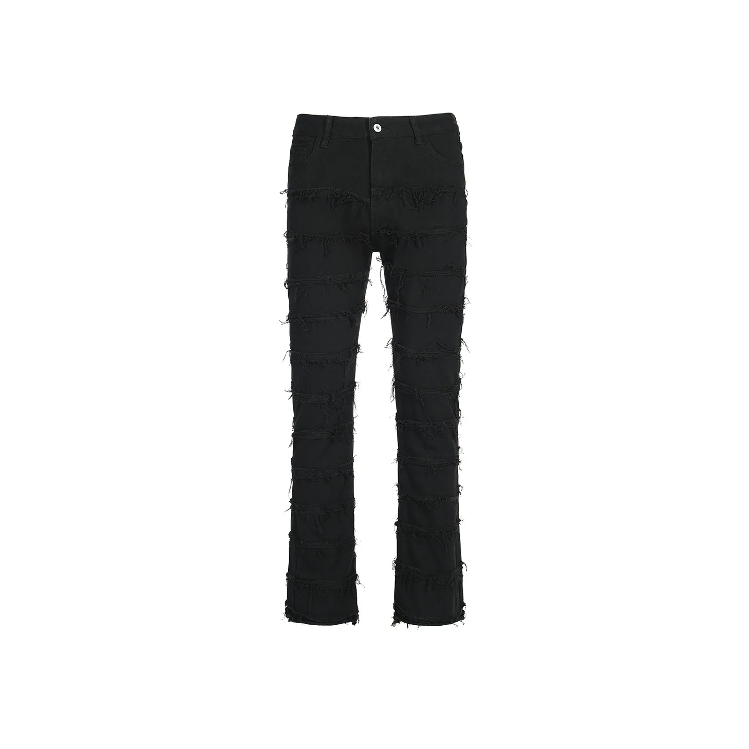 YearnObtainRainbow Jeans Unisex Black