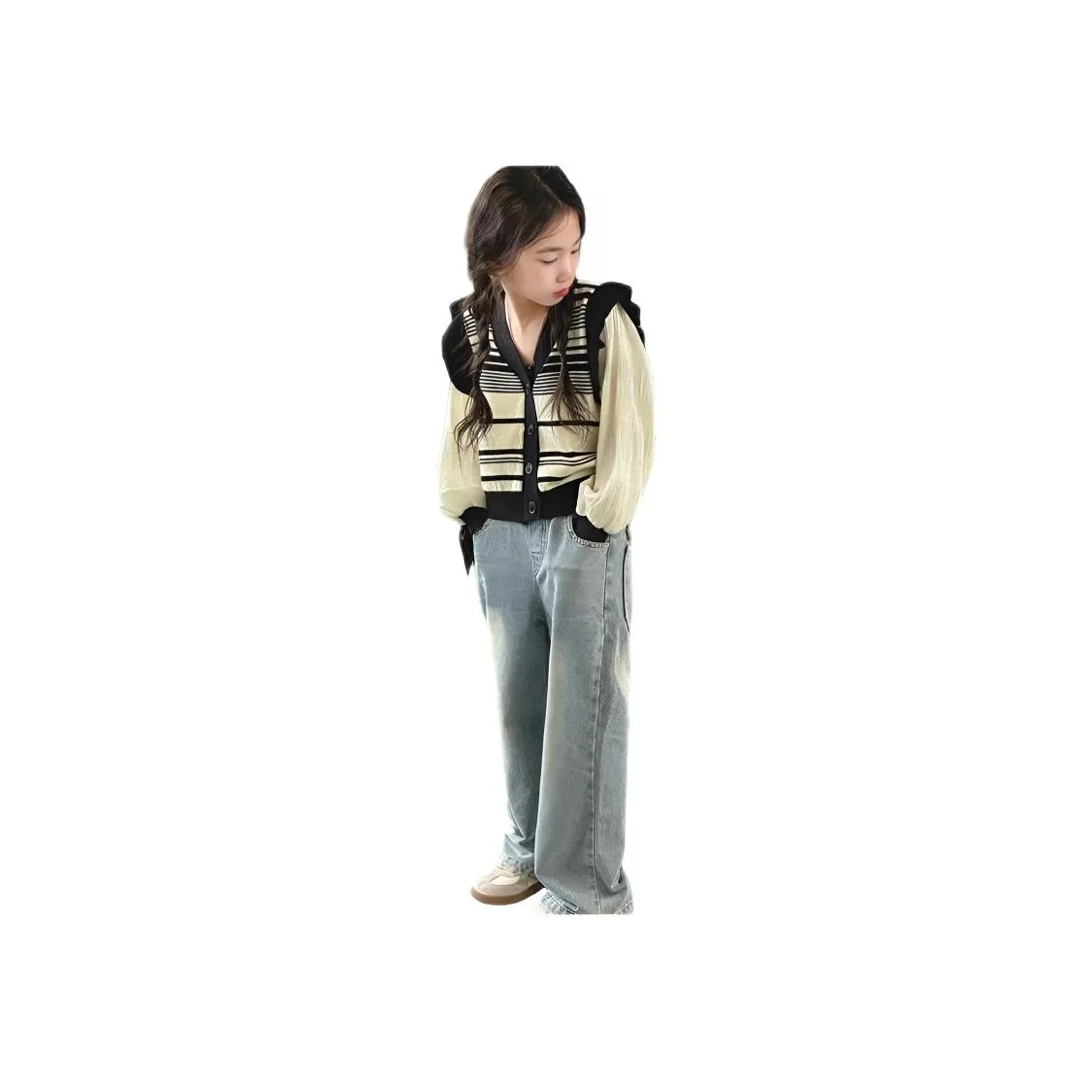 Than Than Me Повседневная спортивная одежда 2 предмета комплект для детей