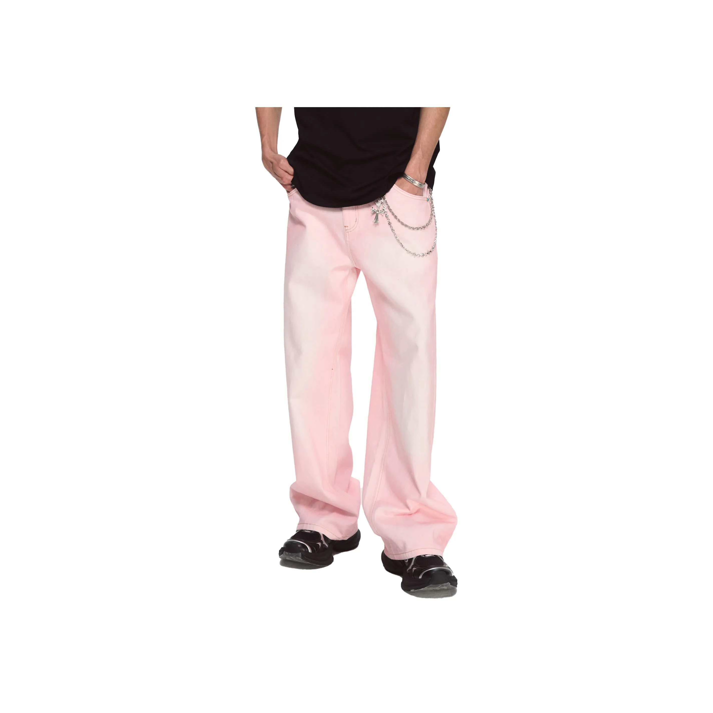 ALL IN Jeans Men's Peach Pink